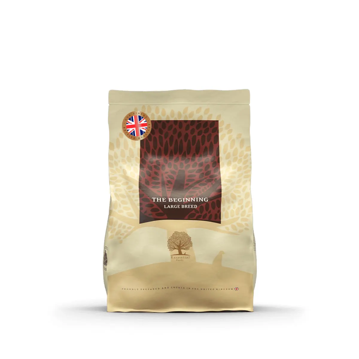 ESSENTIAL Beginning Large Breed, Pui si Rata, hrana uscata fara cereale caini junior ESSENTIAL Beginning Large Breed, L-XL, Pui si Rata, hrana uscata fara cereale caini junior, 2.5kg