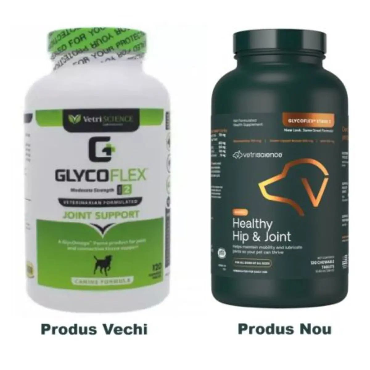 VETRISCIENCE Healthy Hip & Joint (Glycoflex stage2), supliment sistem articular caini, comprimate masticabile VETRISCIENCE Healthy Hip & Joint (Glycoflex stage2), XS-XL, supliment sistem articular caini, flacon, 120 comprimate masticabile - Image 2