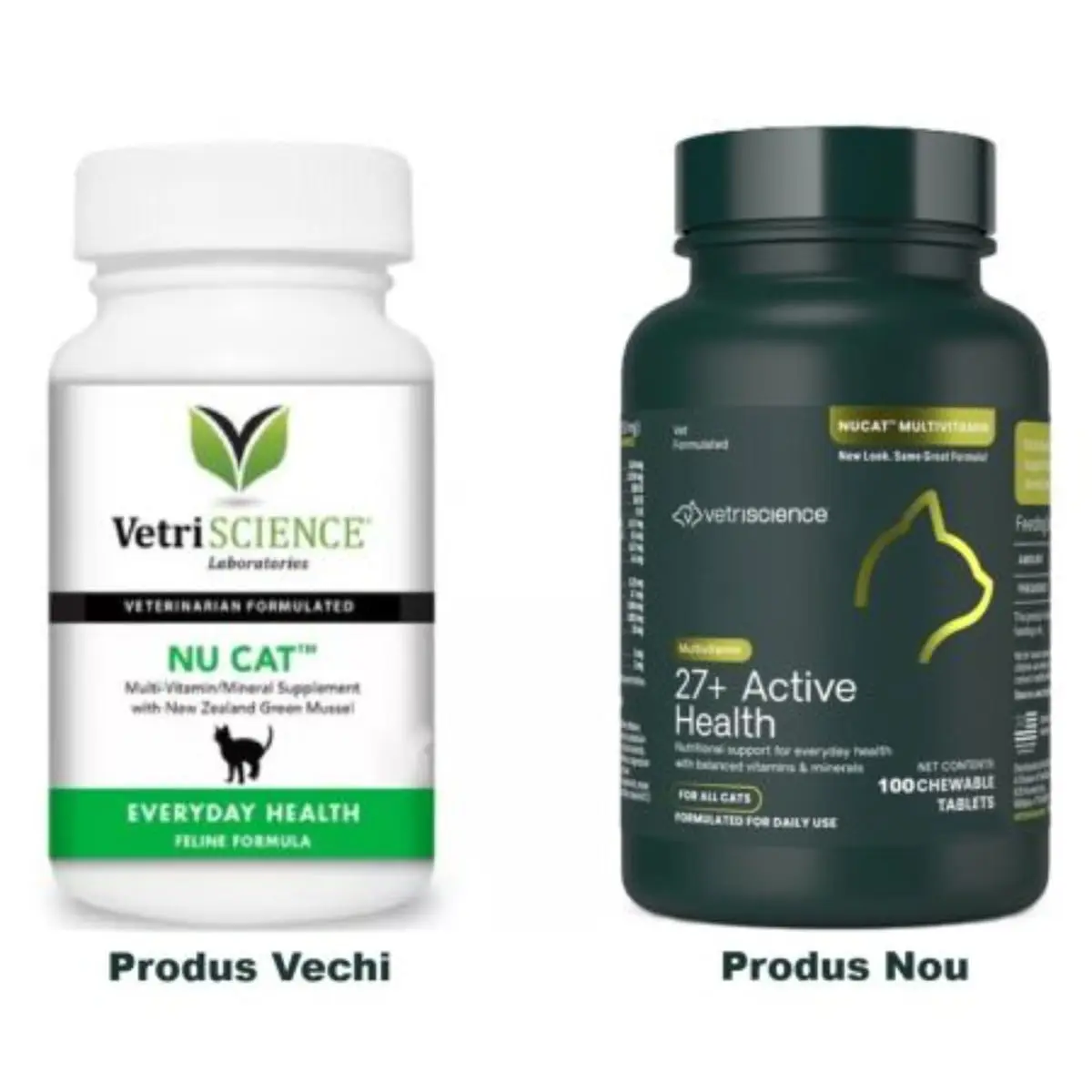 VETRISCIENCE 27+ Active Health, multivitamine pisici, comprimate masticabile VETRISCIENCE 27+ Active Health, multivitamine pisici, flacon, 100 comprimate masticabile - Image 2