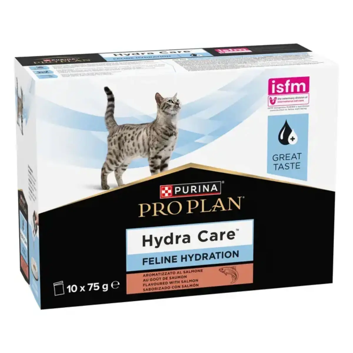 PURINA Pro Plan Hydra Care, Somon, plic hrana umeda pisici, sistem urinar, (topping), 75g x 10buc - Image 3