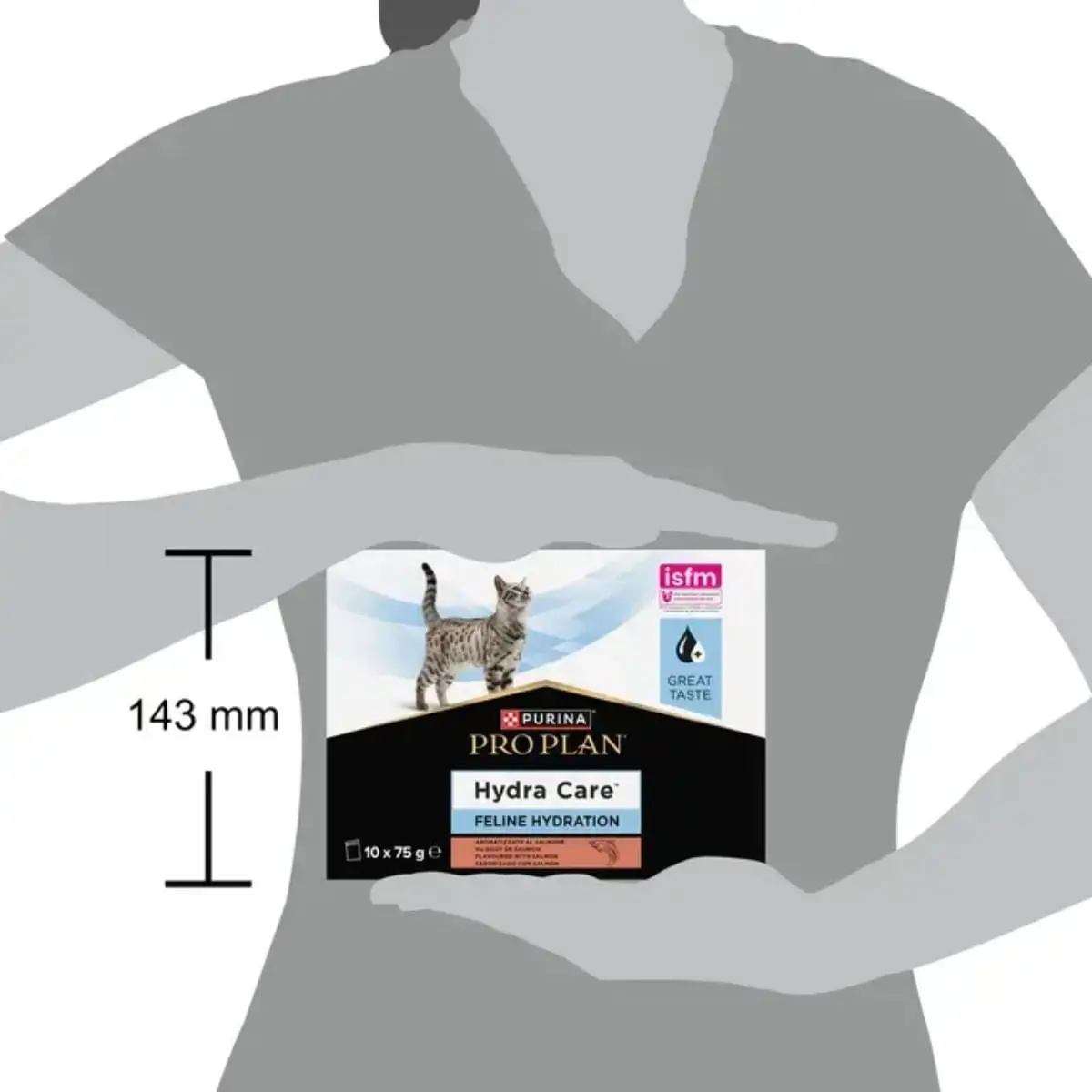 PURINA Pro Plan Hydra Care, Somon, plic hrana umeda pisici, sistem urinar, (topping), 75g x 10buc - Image 5