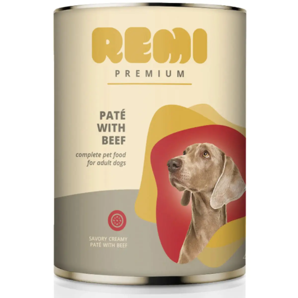 REMI PREMIUM, XS-XL, Peste, conserva hrana umeda caini, (pate), 400g - Image 2