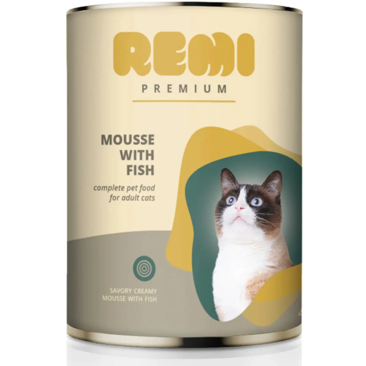 REMI PREMIUM, Peste, conserva hrana umeda pisici, (mousse), 400g