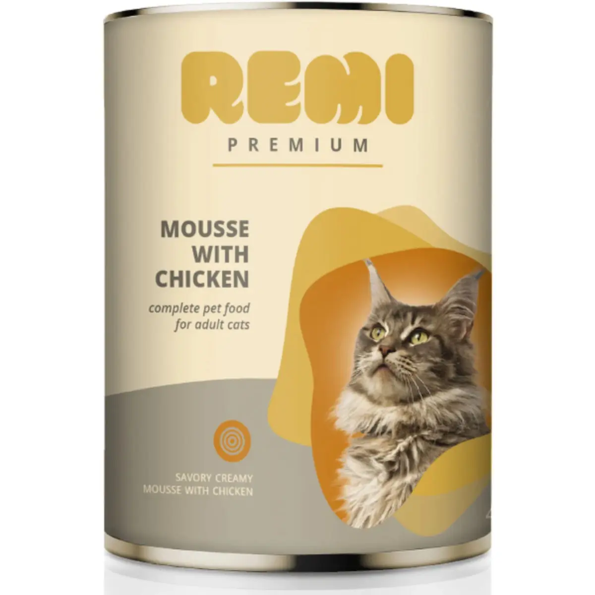 REMI PREMIUM, Pui, conserva hrana umeda pisici, (mousse), 400g