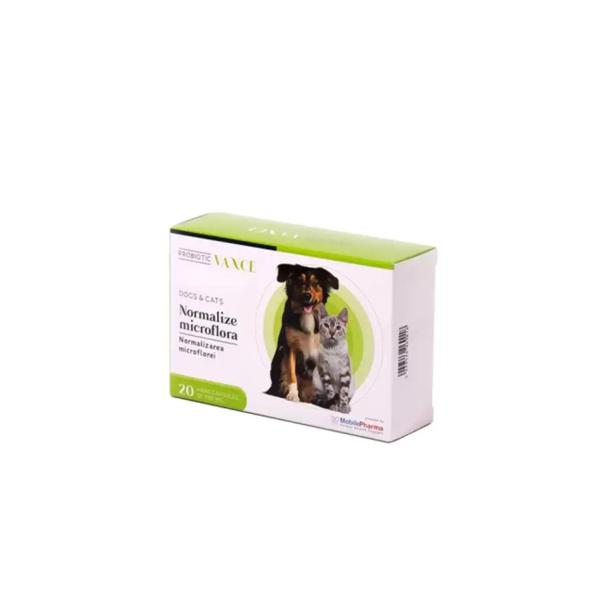 VANCE Probiotic Normalizarea Microflorei, supliment sistem digestiv caini si pisici, capsule VANCE Probiotic Normalizarea Microflorei, XS-XL, supliment sistem digestiv caini si pisici, cutie, 30 capsule - Image 3