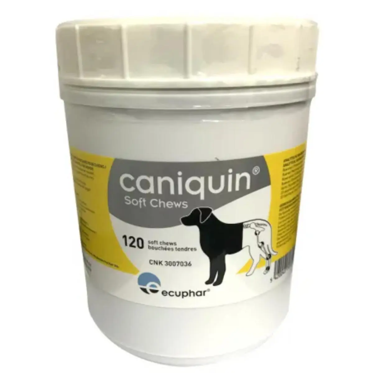 ECUPHAR Caniquin, supliment sistem articular, sistem osos caini, comprimate masticabile ECUPHAR Caniquin, XS-XL, supliment sistem articular, sistem osos caini, flacon, 120 comprimate masticabile