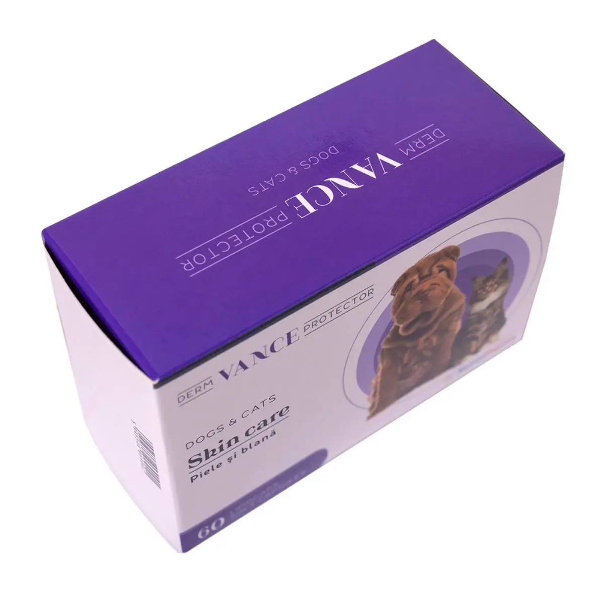 VANCE Derm Protector, supliment piele & blana caini si pisici, capsule VANCE Derm Protector, XS-XL, supliment piele & blana caini si pisici, cutie, 60 capsule - Image 4