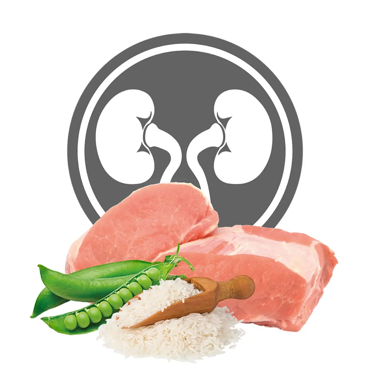 EXCLUSION Monoprotein VD Renal Phase 1, Porc si Orez, dieta veterinara, hrana uscata pisici, sistem renal, 1.5kg - Image 3