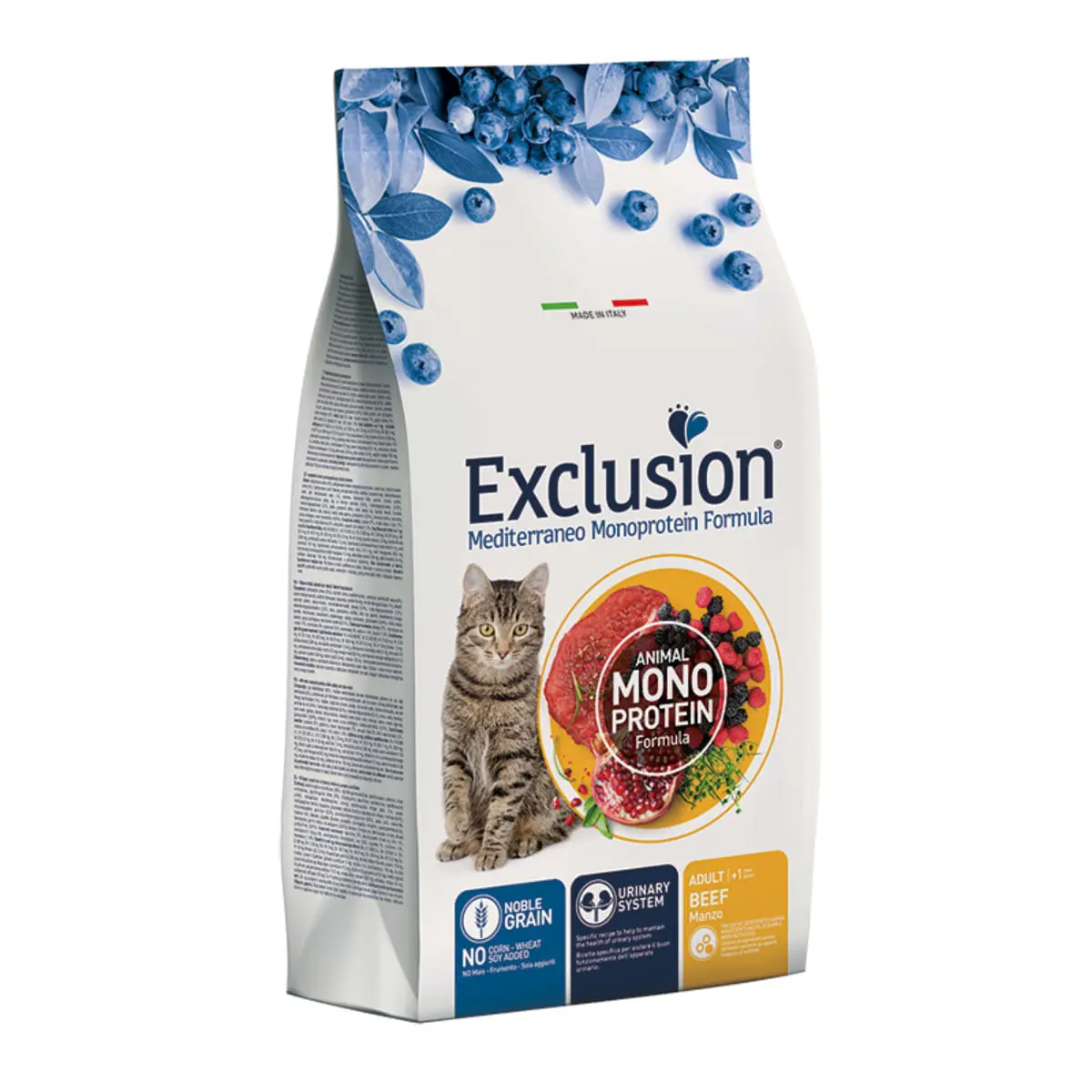 EXCLUSION Mediterraneo Monoprotein, Vita, hrana uscata monoproteica pisici, 12kg