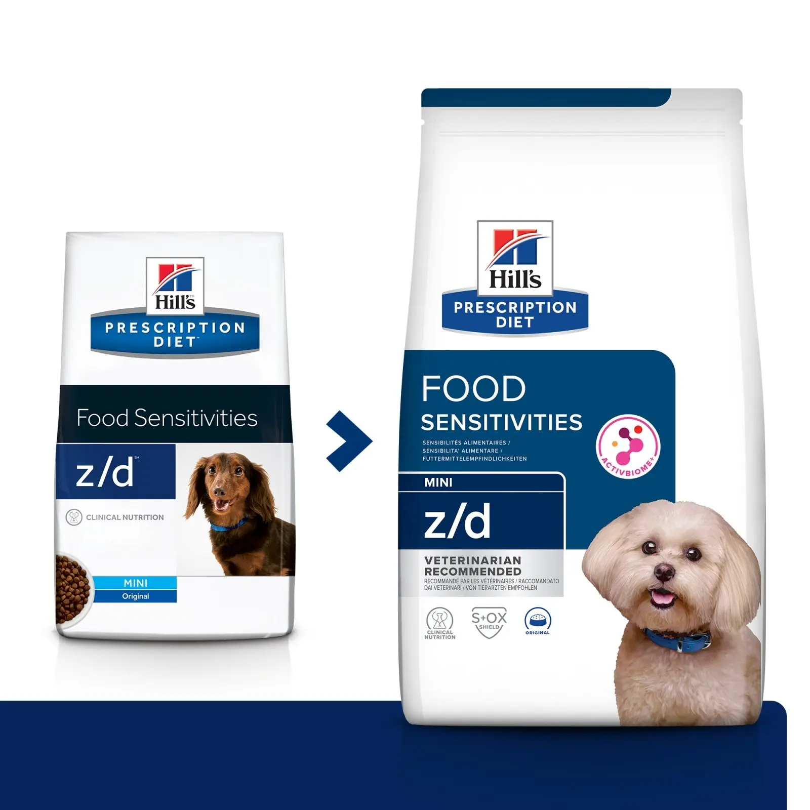 HILL'S Prescription Diet z/d Food Sensitivities Mini, dieta veterinara caini, hrana uscata, afectiuni dermatologice si digestive HILL'S Prescription Diet z/d Food Sensitivities Mini, dieta veterinara caini, hrana uscata, piele & blana, sistem digestiv, 1 - Image 3