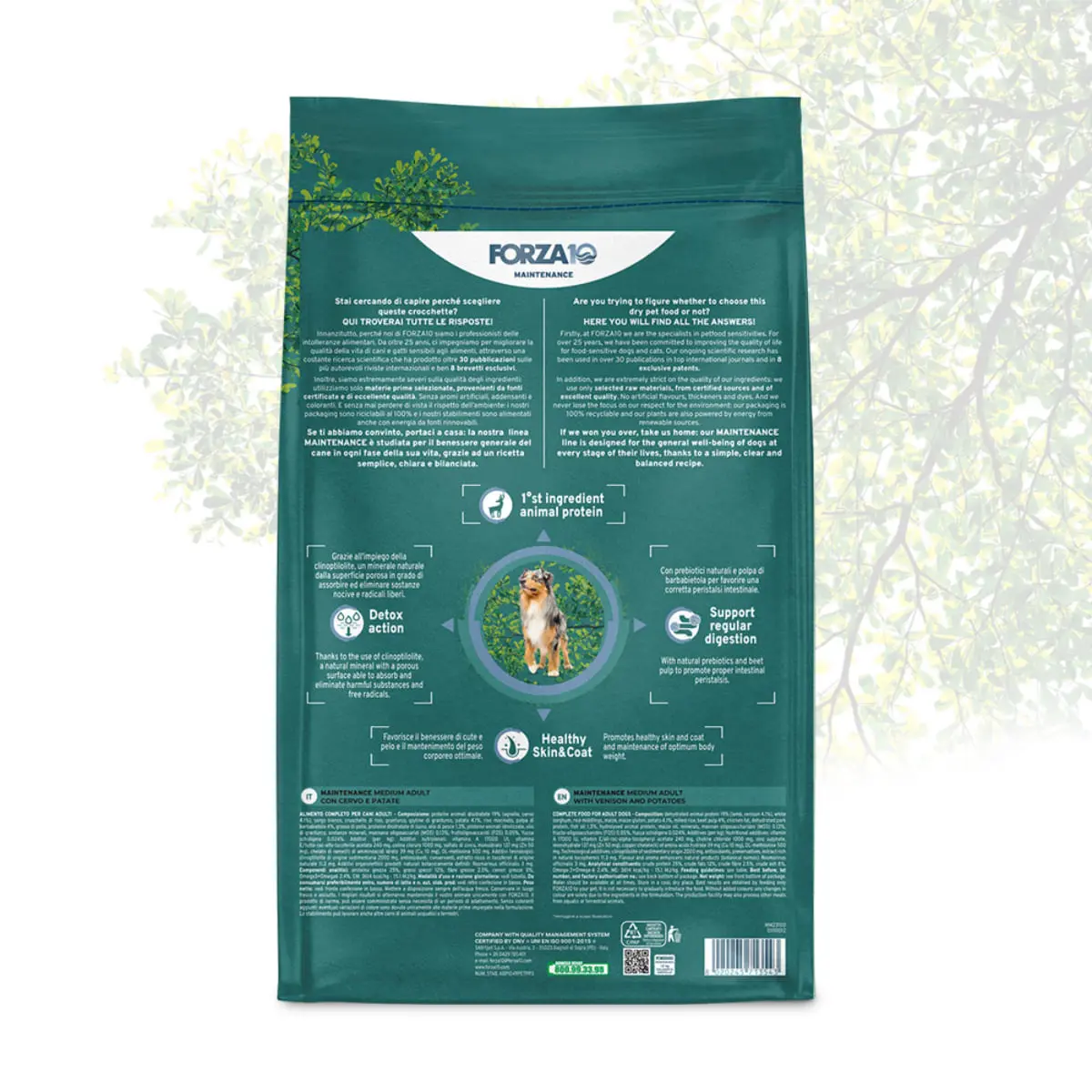 FORZA10 Maintenance Medium Adult, M, Caprioara, hrana uscata caini, 12kg - Image 3