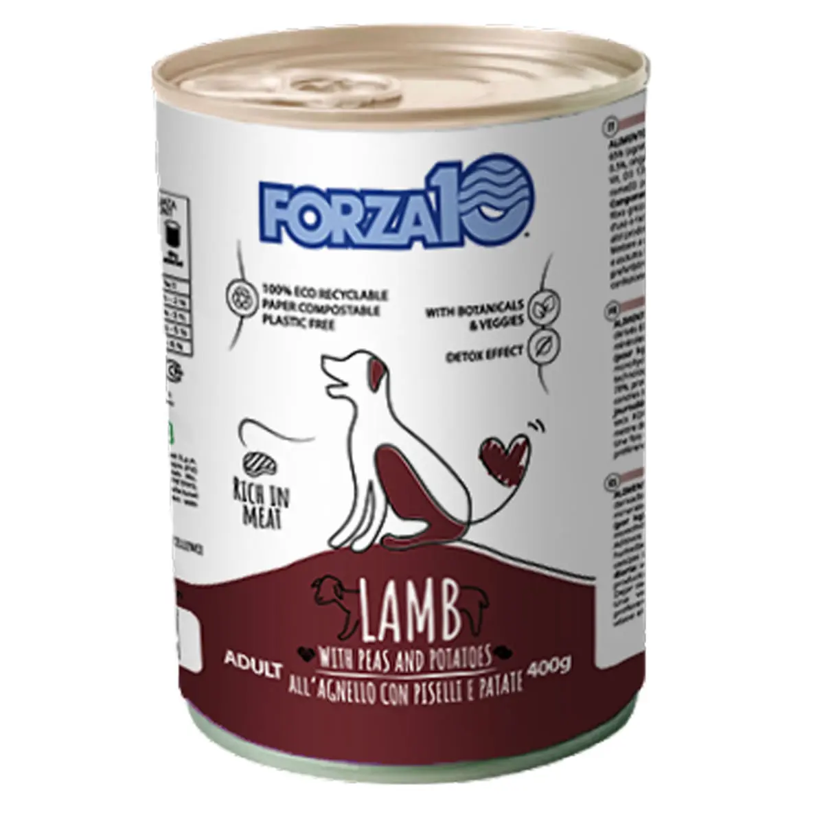 FORZA10 Maintenance, XS-XL, Miel si Mazare, conserva hrana umeda caini, (pate), 400g - Image 2