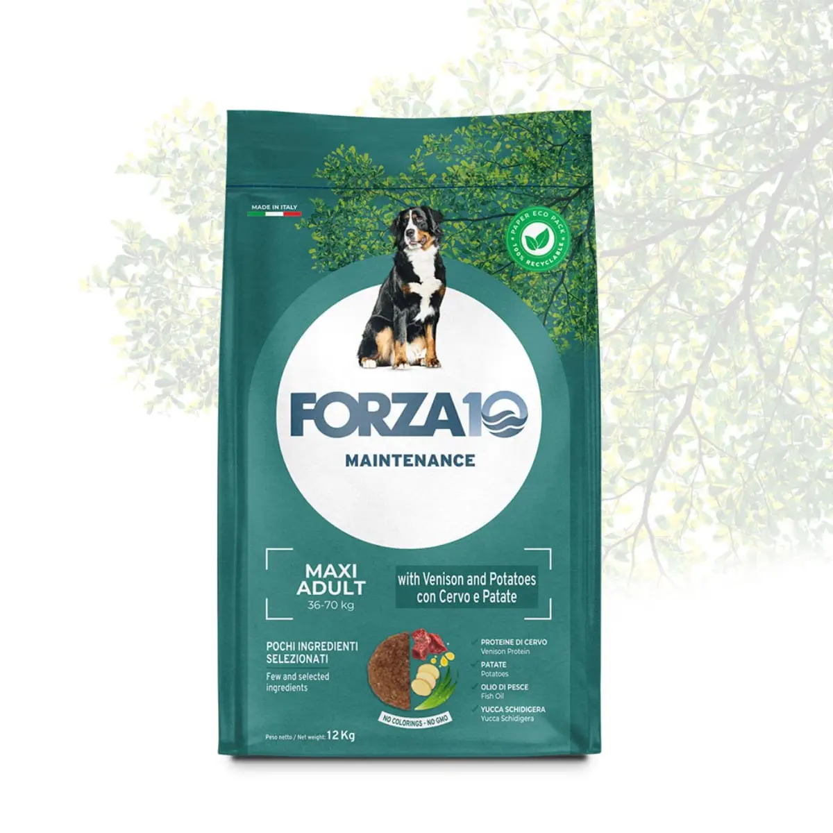 FORZA10 Maintenance Maxi Adult, L-XL, Caprioara, hrana uscata caini, 12kg