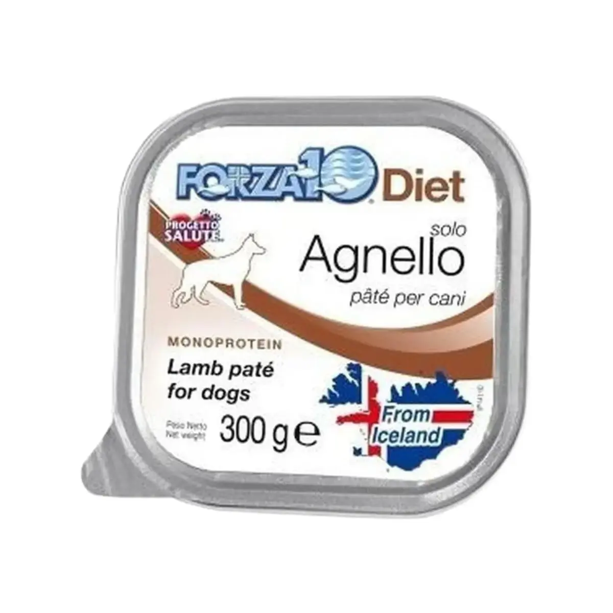 FORZA10 Monodiet Solo, XS-XL, Miel, dieta veterinara, tavita hrana umeda monoproteica caini, alergii, (pate), 300g - Image 2