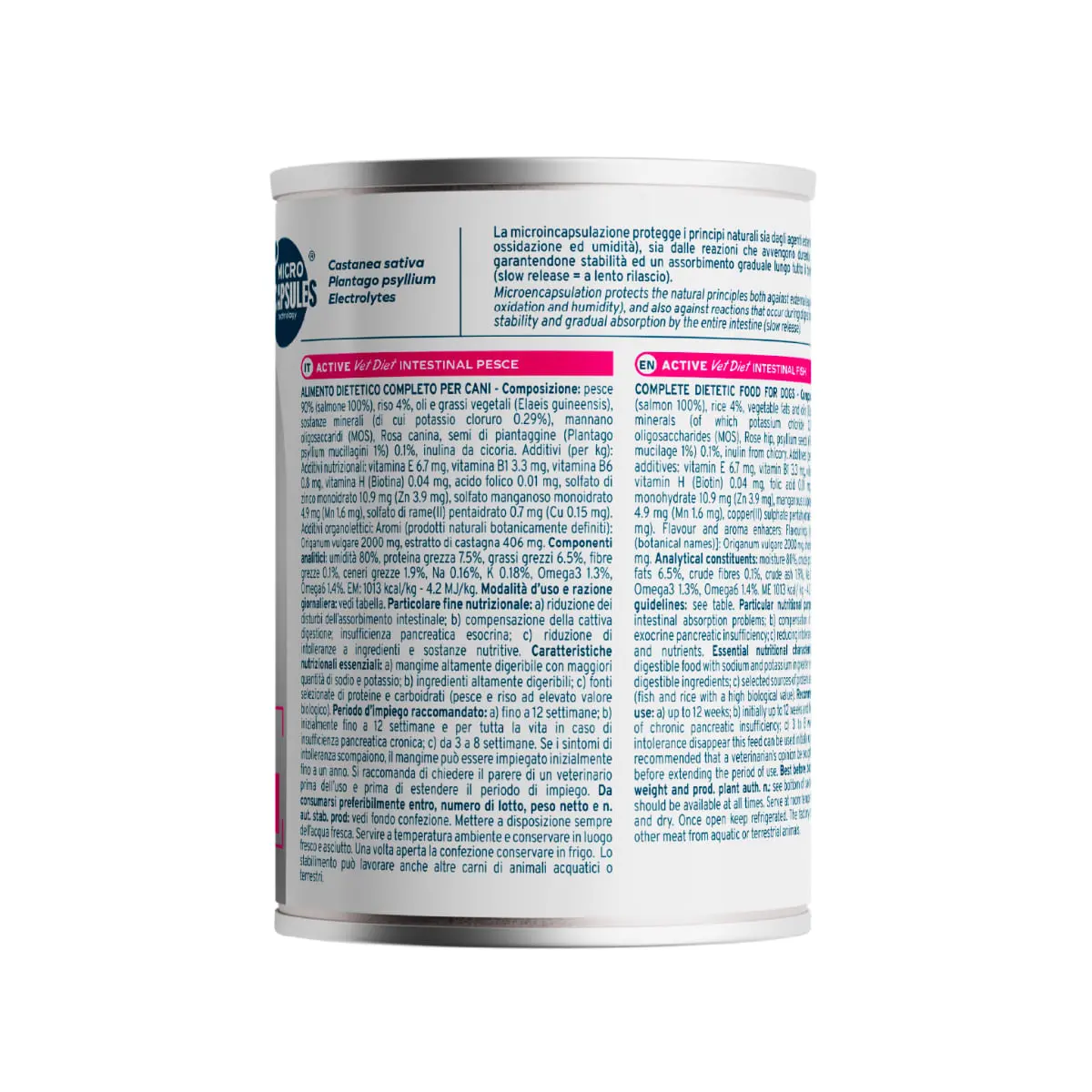 FORZA10 Active VetDiet Intestinal, XS-XL, Peste, dieta veterinara, conserva hrana umeda caini, sistem digestiv, (pate), 390g - Image 3