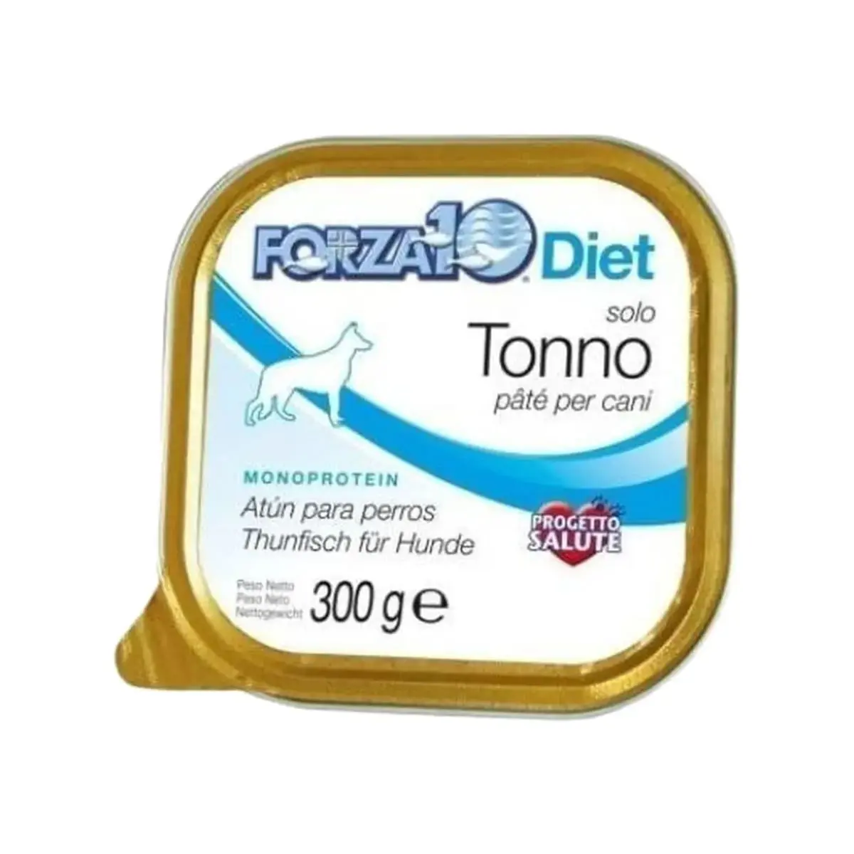 FORZA10 Monodiet Solo, XS-XL, Ton, dieta veterinara, tavita hrana umeda monoproteica caini, alergii, (pate), 300g - Image 2