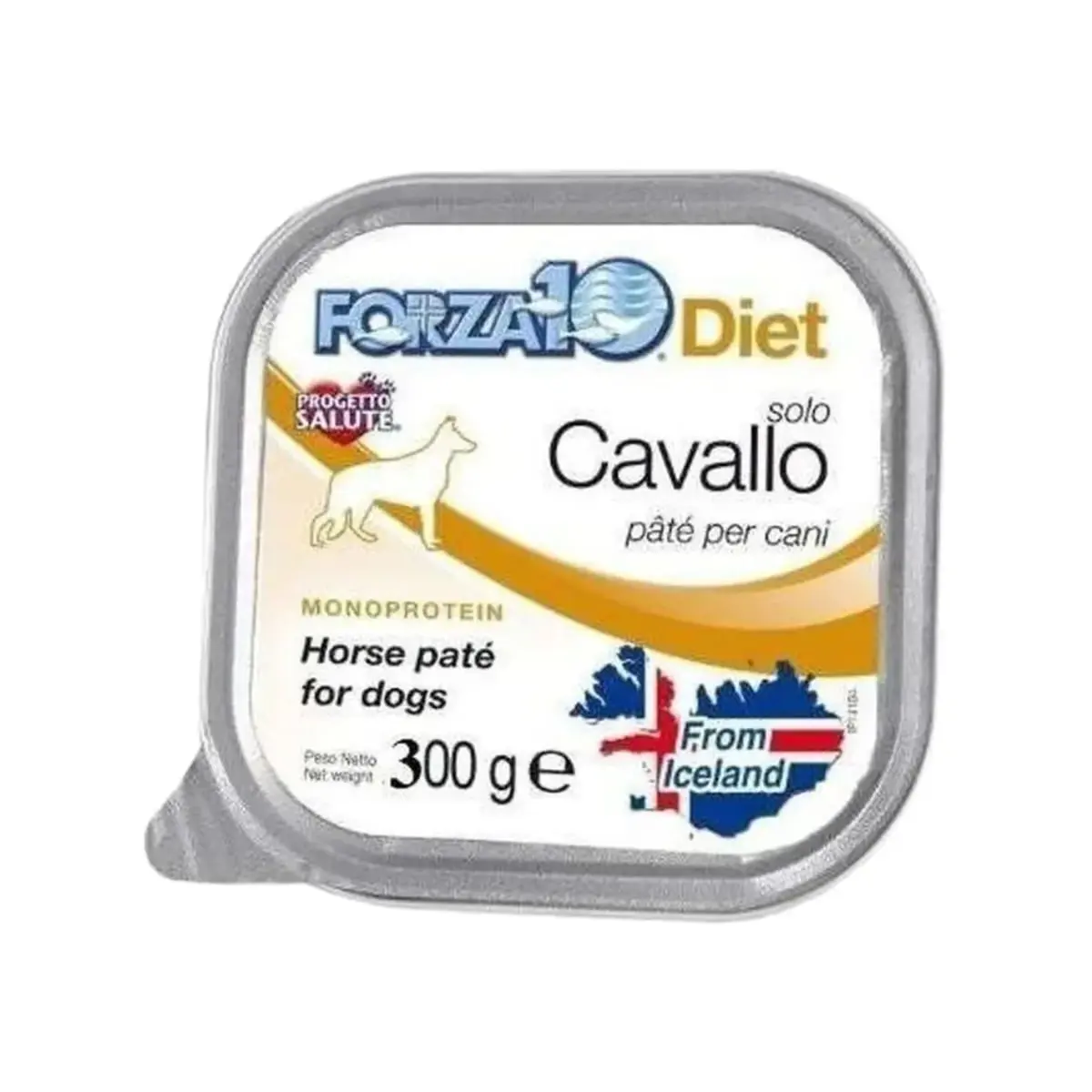 FORZA10 Monodiet Solo, XS-XL, Cal, dieta veterinara, tavita hrana umeda monoproteica caini, alergii, (pate), 300g - Image 2