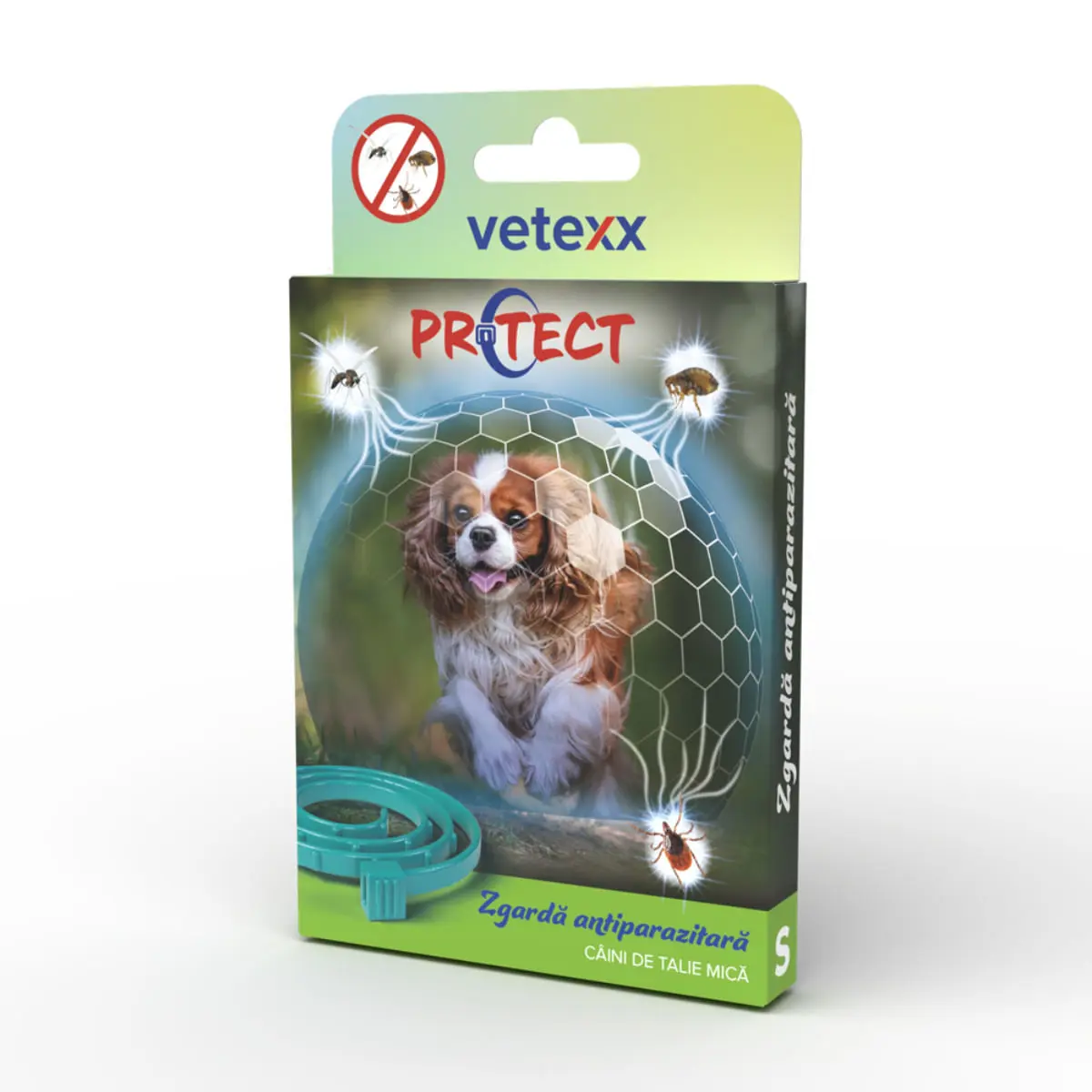 VETEXX Protect, deparazitare externa caini, zgarda VETEXX Protect, deparazitare externa caini, XS-S, zgarda, 38 cm, 1buc - Image 2