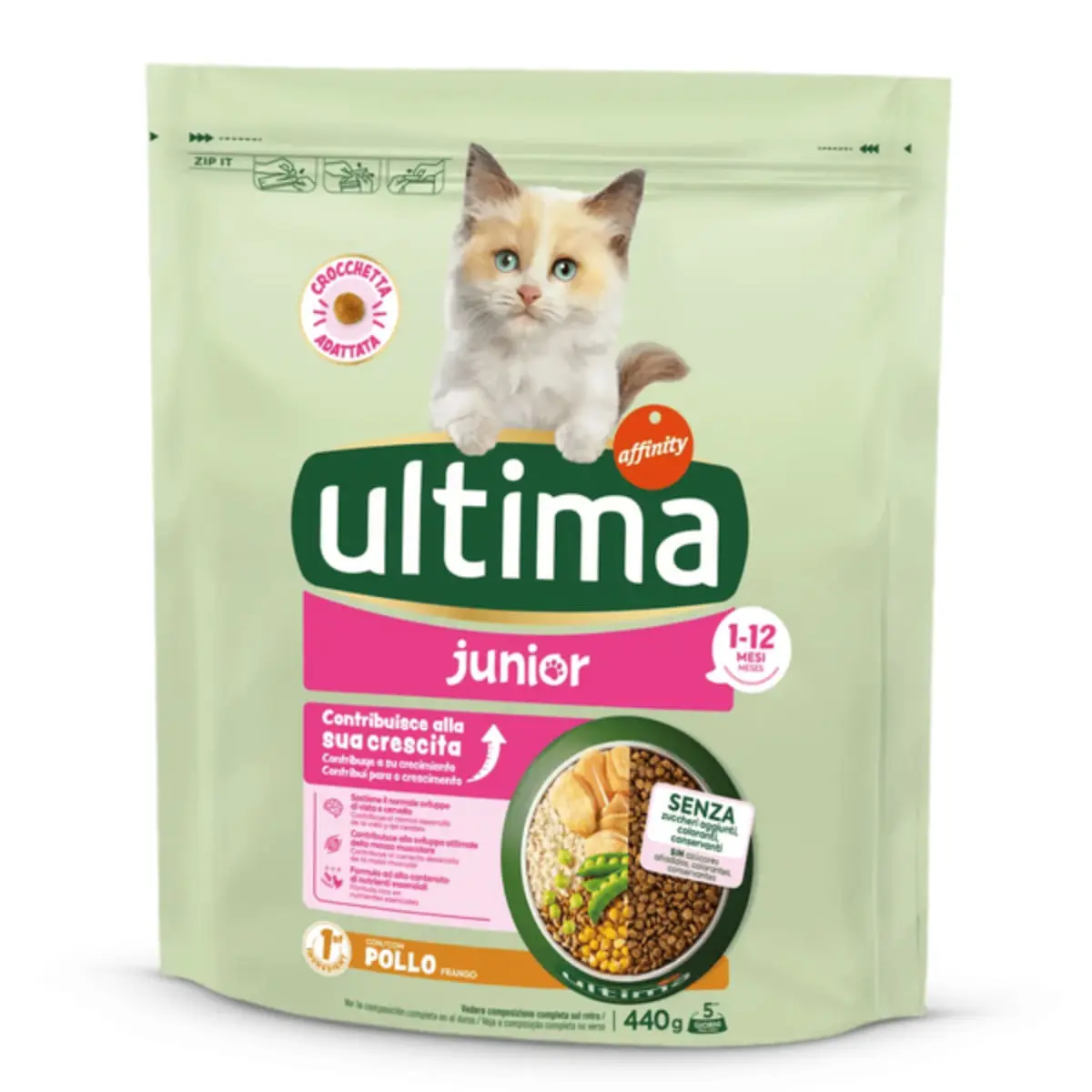 ULTIMA Junior, Pui, hrana uscata pisici junior, 440g - Image 2