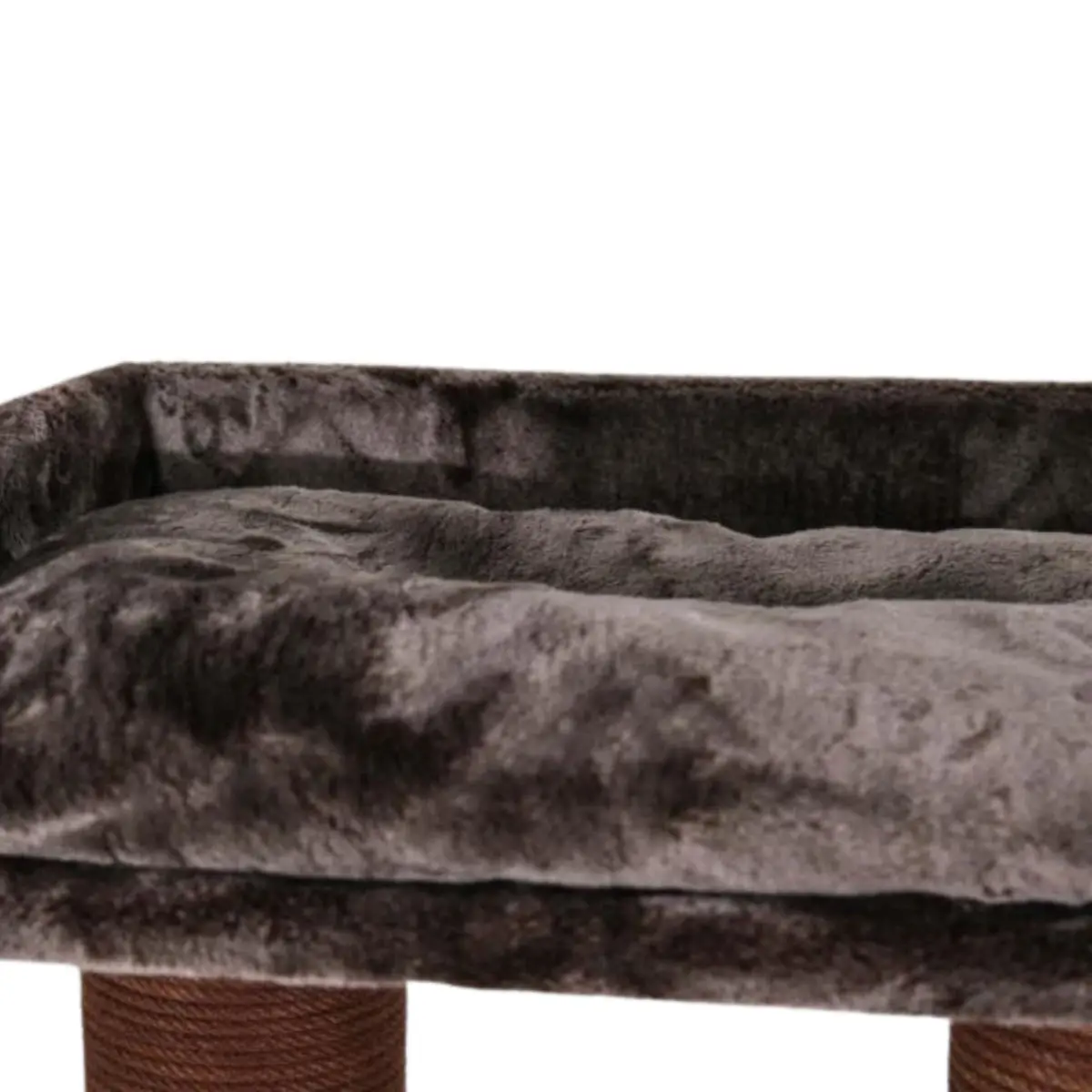 SHAW Toulouse, ansamblu de joaca pisici, 3 etaje, 1 casuta, MDF si plus, elemente de zgariat, maro, 70x70x120cm - Image 6