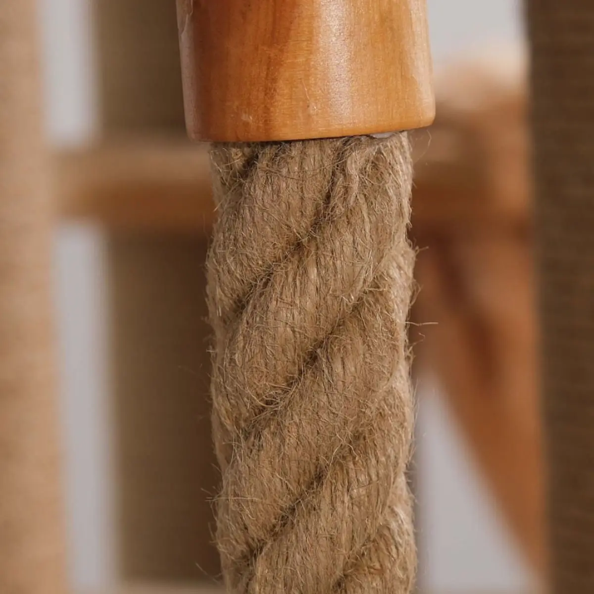 SHAW Los Angeles, ansamblu de joaca pisici, 7 etaje, 2 casute, MDF si plus, elemente de zgariat, elemente hamac, gri, 55x135x205cm - Image 4