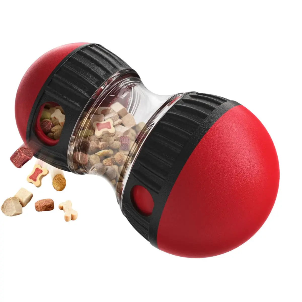 SHAW Dispenser & Puzzle, jucarie interactiva caini, eliberare recompense, plastic SHAW Dispenser & Puzzle, jucarie interactiva caini XS-L, eliberare recompense, plastic, rosu, 1buc
