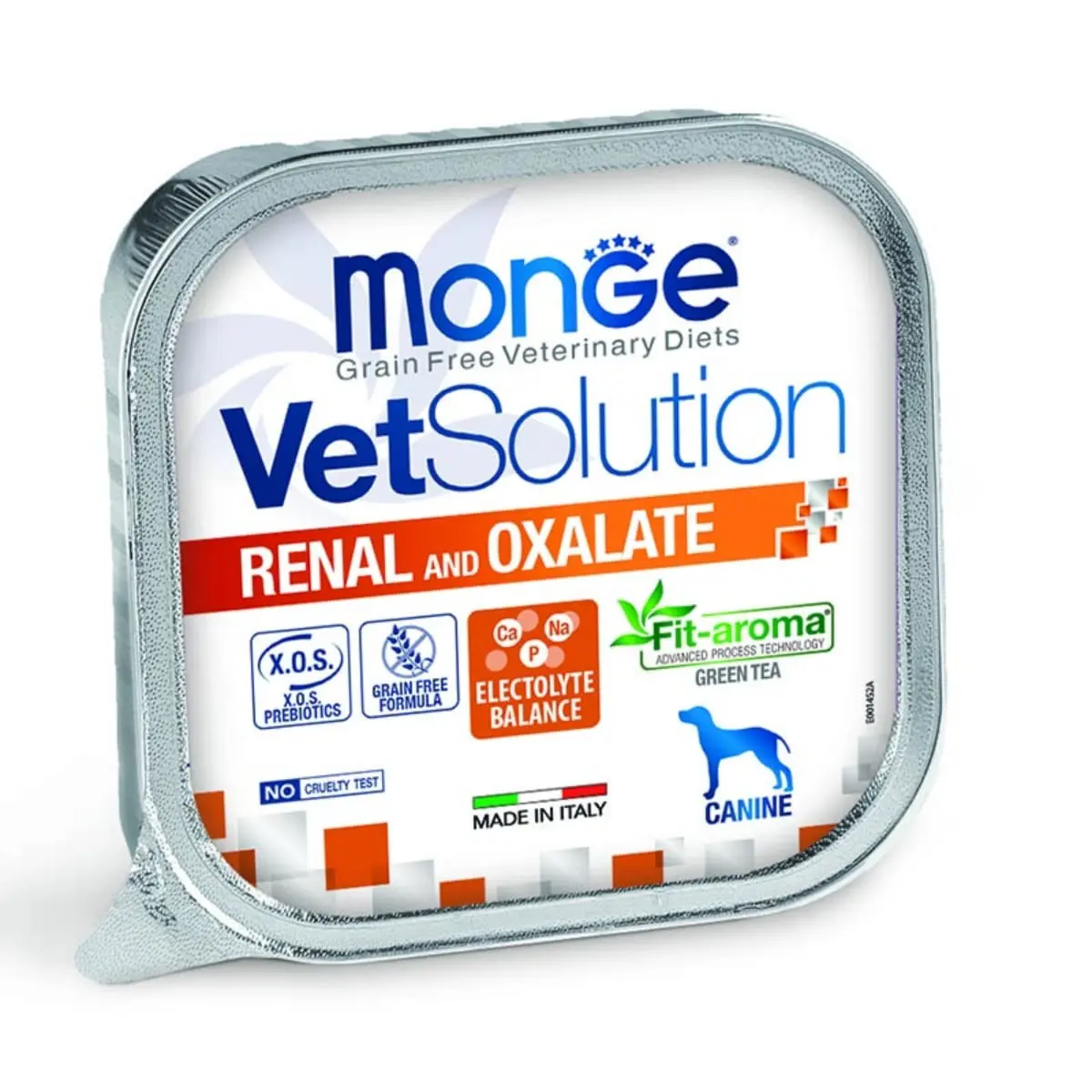 MONGE VETSOLUTION Renal & Oxalate, XS-XL, Ou, dieta veterinara, tavita hrana umeda fara cereale caini, sistem renal, (pate), 150g - Image 2