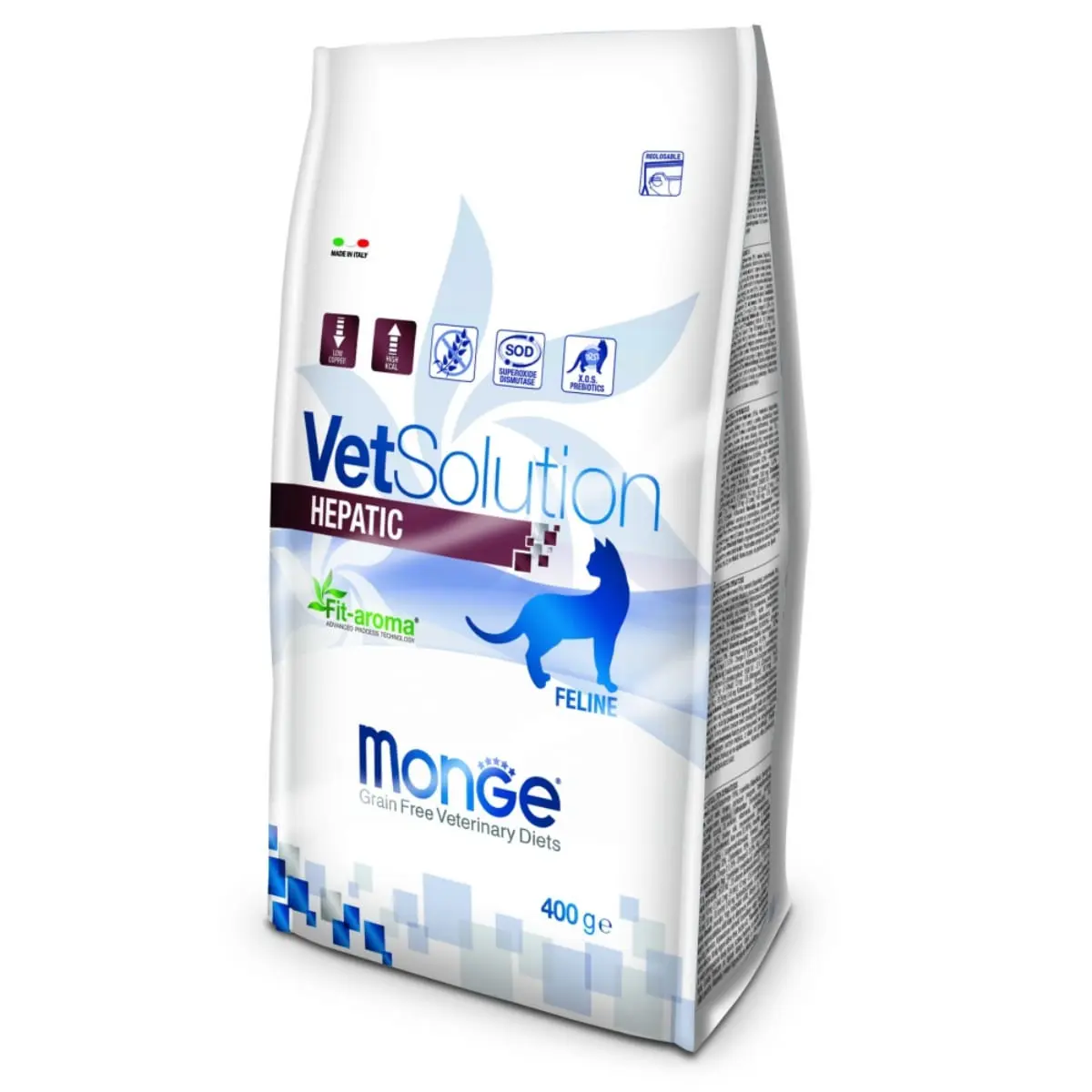 MONGE VETSOLUTION VetSolution Hepatic, Pui, dieta veterinara, hrana uscata fara cereale pisici, sistem hepatic, 1.5kg - Image 2
