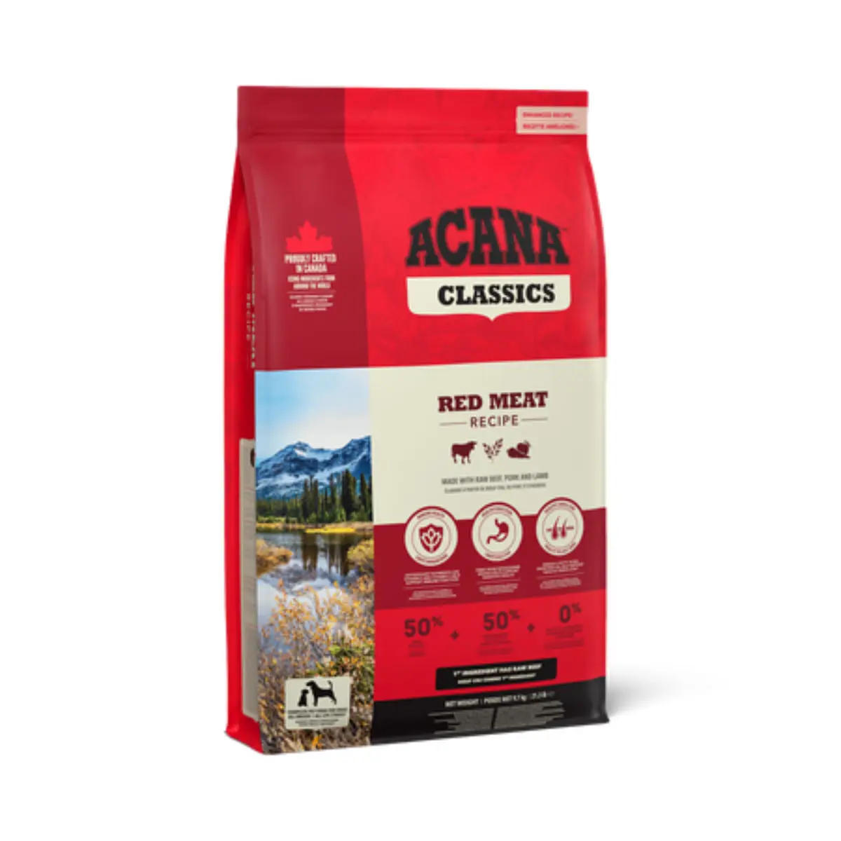 ACANA Classics Red, XS-XL, Vita si Porc, hrana uscata caini, 2kg