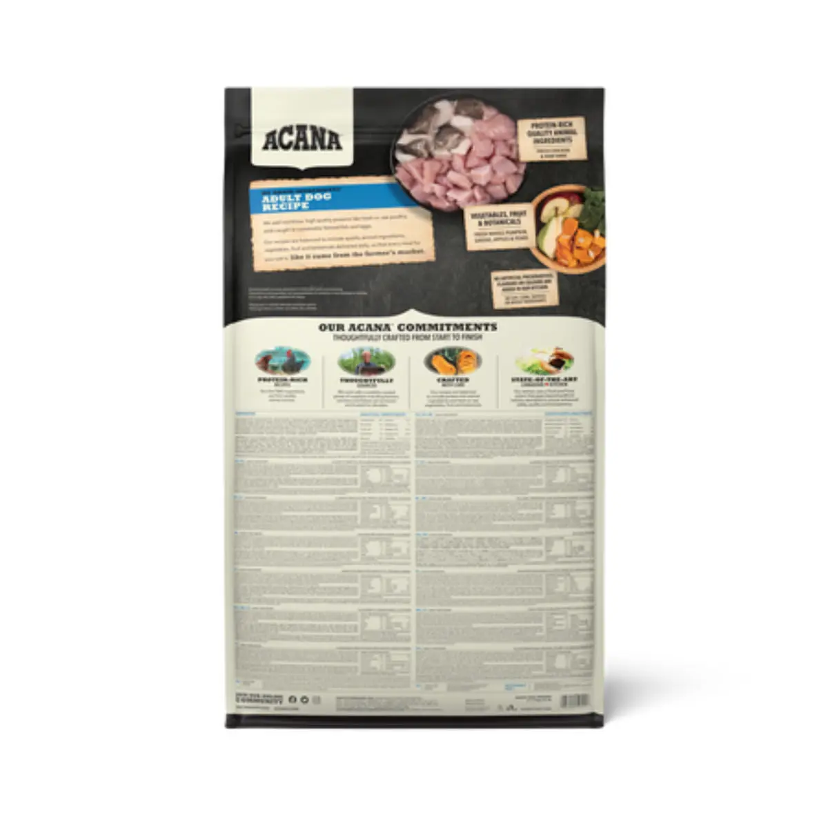 ACANA Dog Adult Mediu, XS-XL, Pui, hrana uscata fara cereale caini, 2kg - Image 3