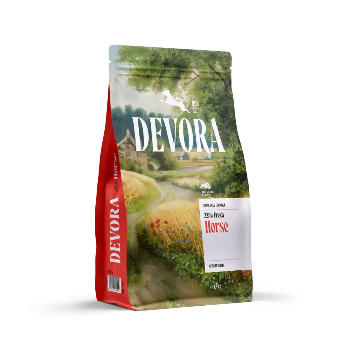 DEVORA Monoprotein, XS-XL, Cal, hrana uscata monoproteica fara cereale caini, 1.5kg