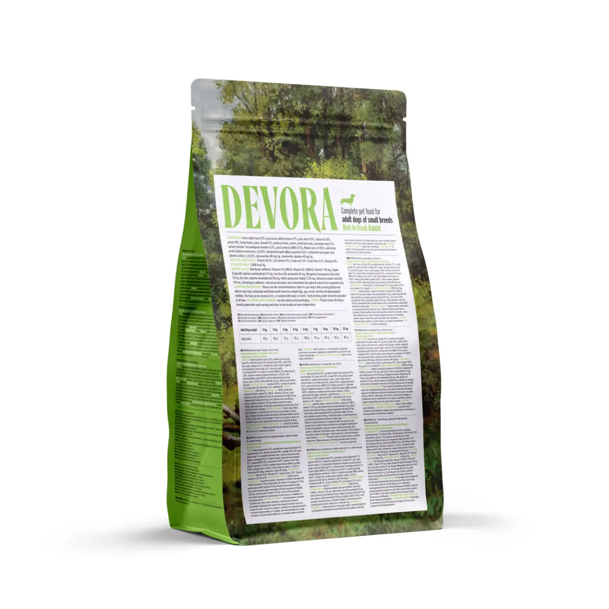 DEVORA Monoprotein Small Breeds, XS-S, Iepure, hrana uscata monoproteica fara cereale caini, 1.5kg - Image 3