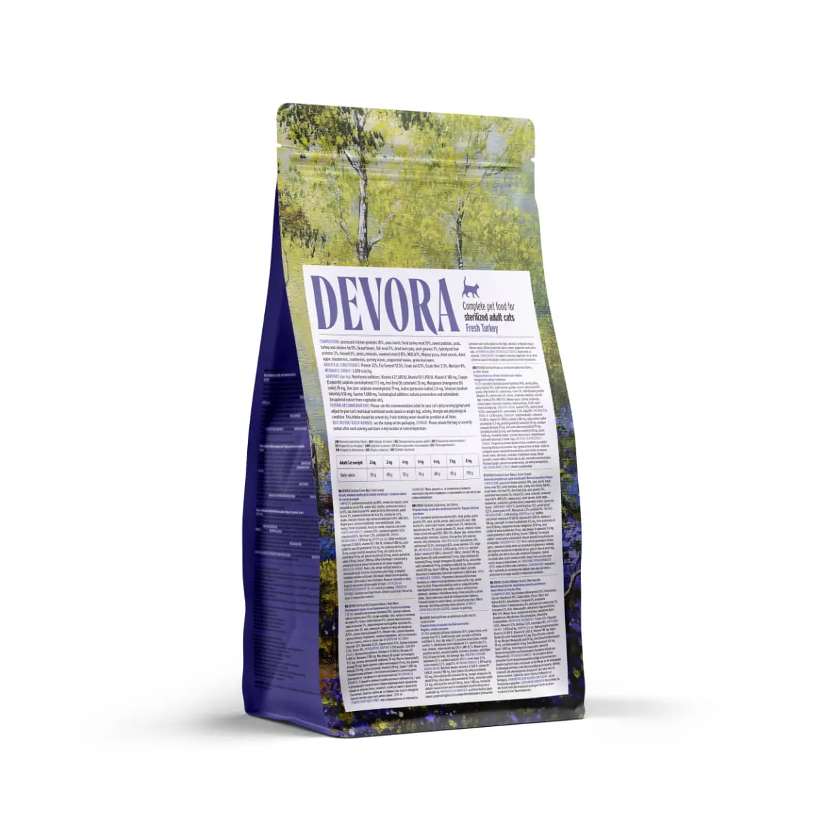DEVORA Sterilised, Pui si Curcan, hrana uscata fara cereale pisici sterilizate, 2kg - Image 3