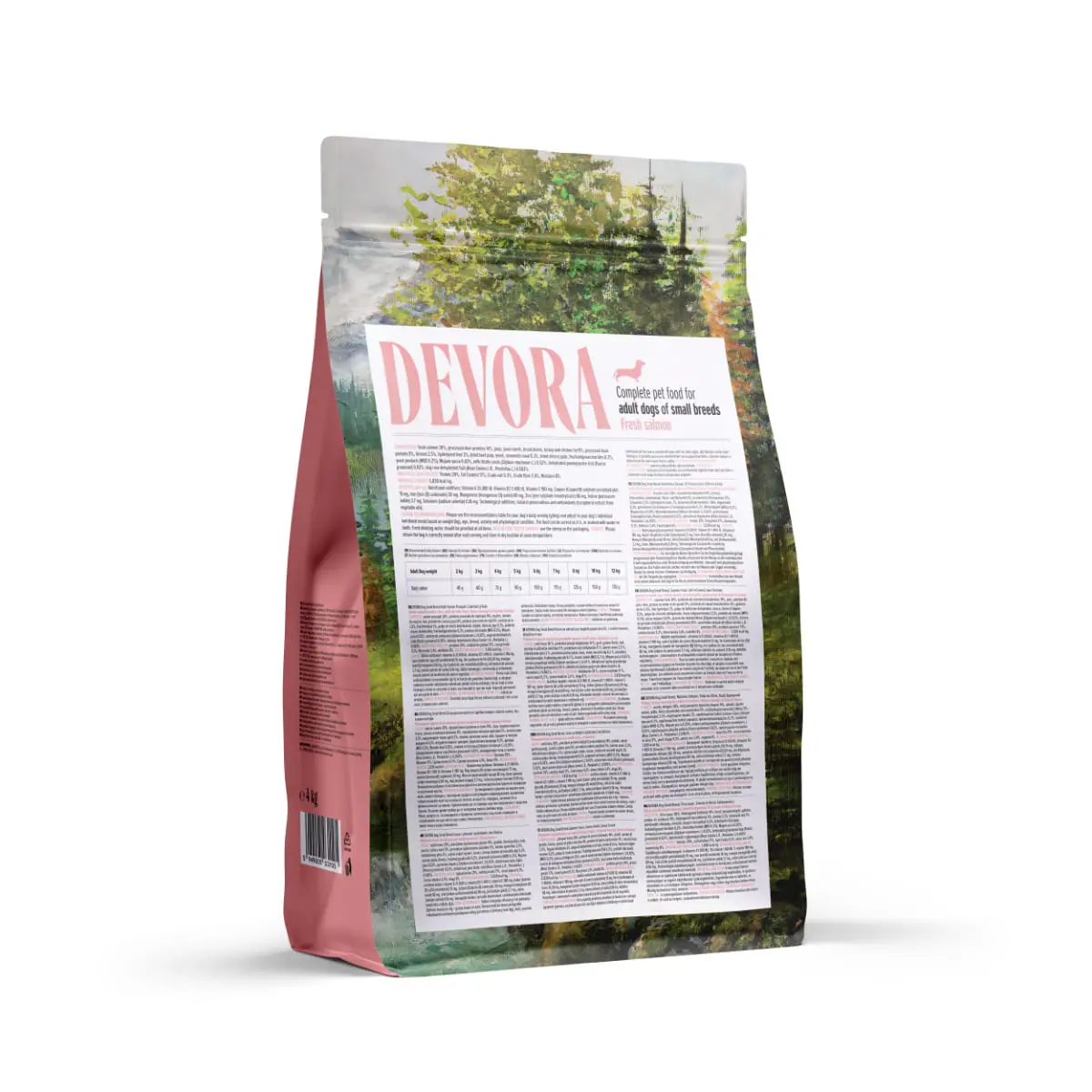 DEVORA Small Breeds, XS-S, Somon si Caprioara, hrana uscata fara cereale caini, 4kg - Image 3