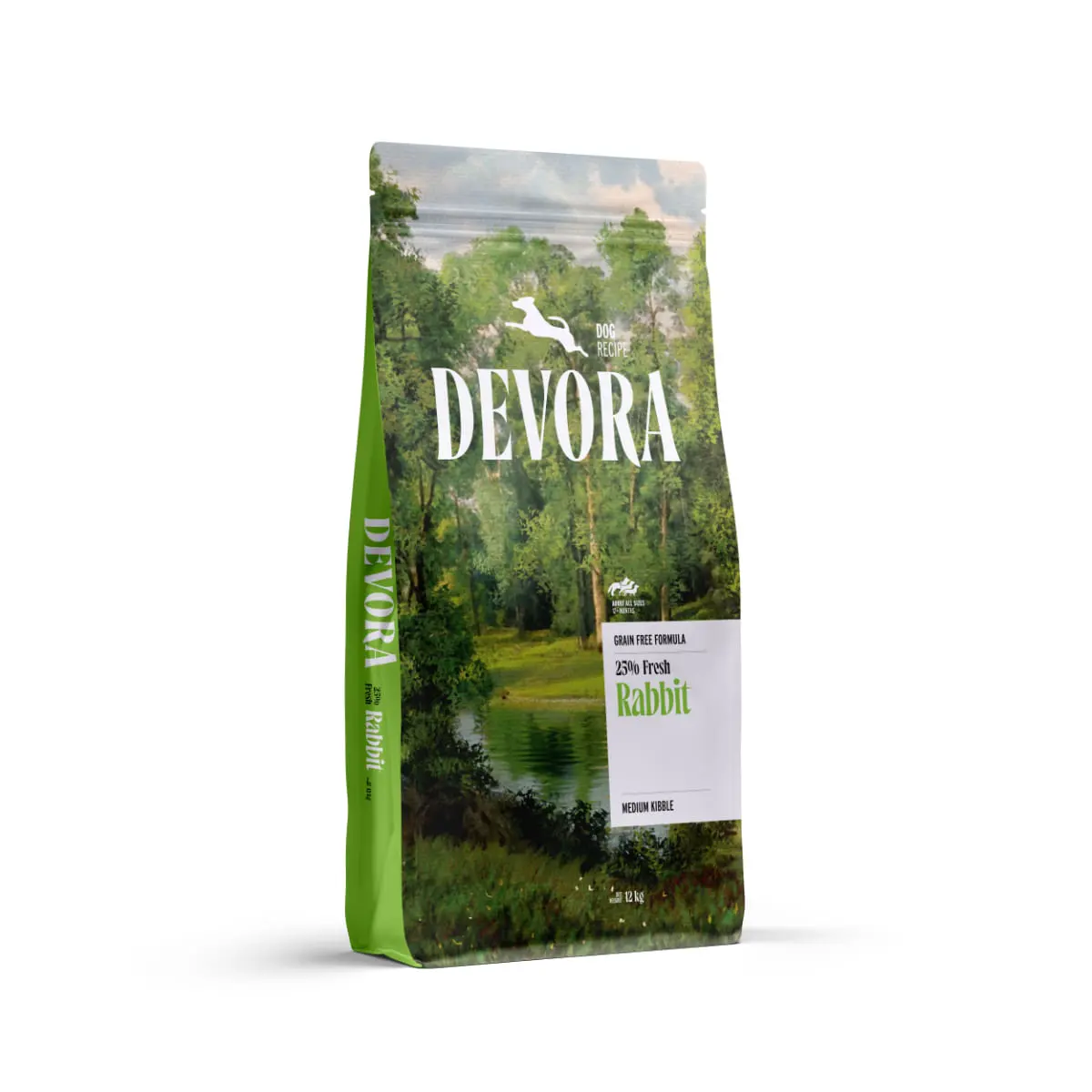 DEVORA Monoprotein, XS-XL, Iepure, hrana uscata monoproteica fara cereale caini, 12kg - Image 2
