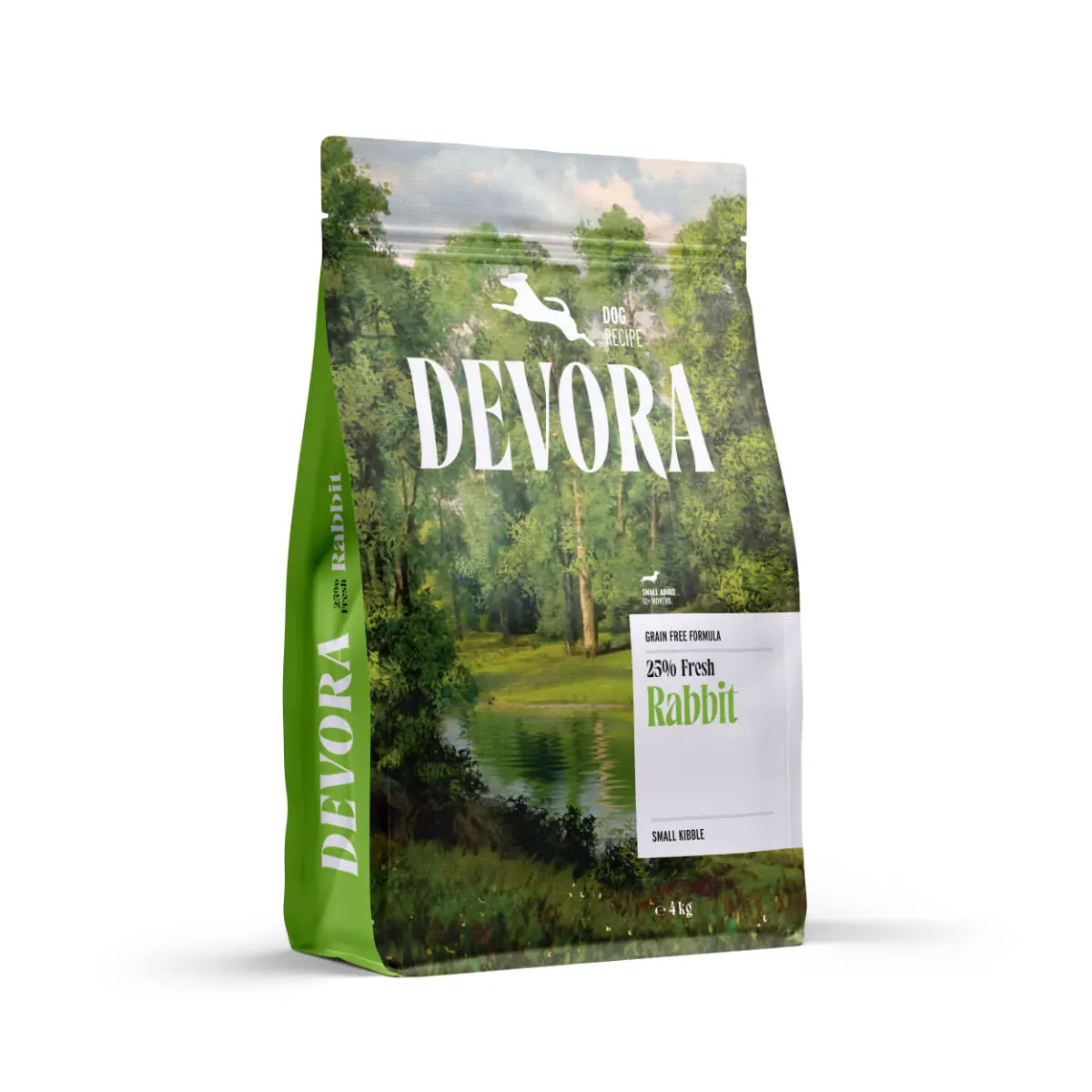 DEVORA Monoprotein Small Breeds, XS-S, Iepure, hrana uscata monoproteica fara cereale caini, 4kg - Image 2