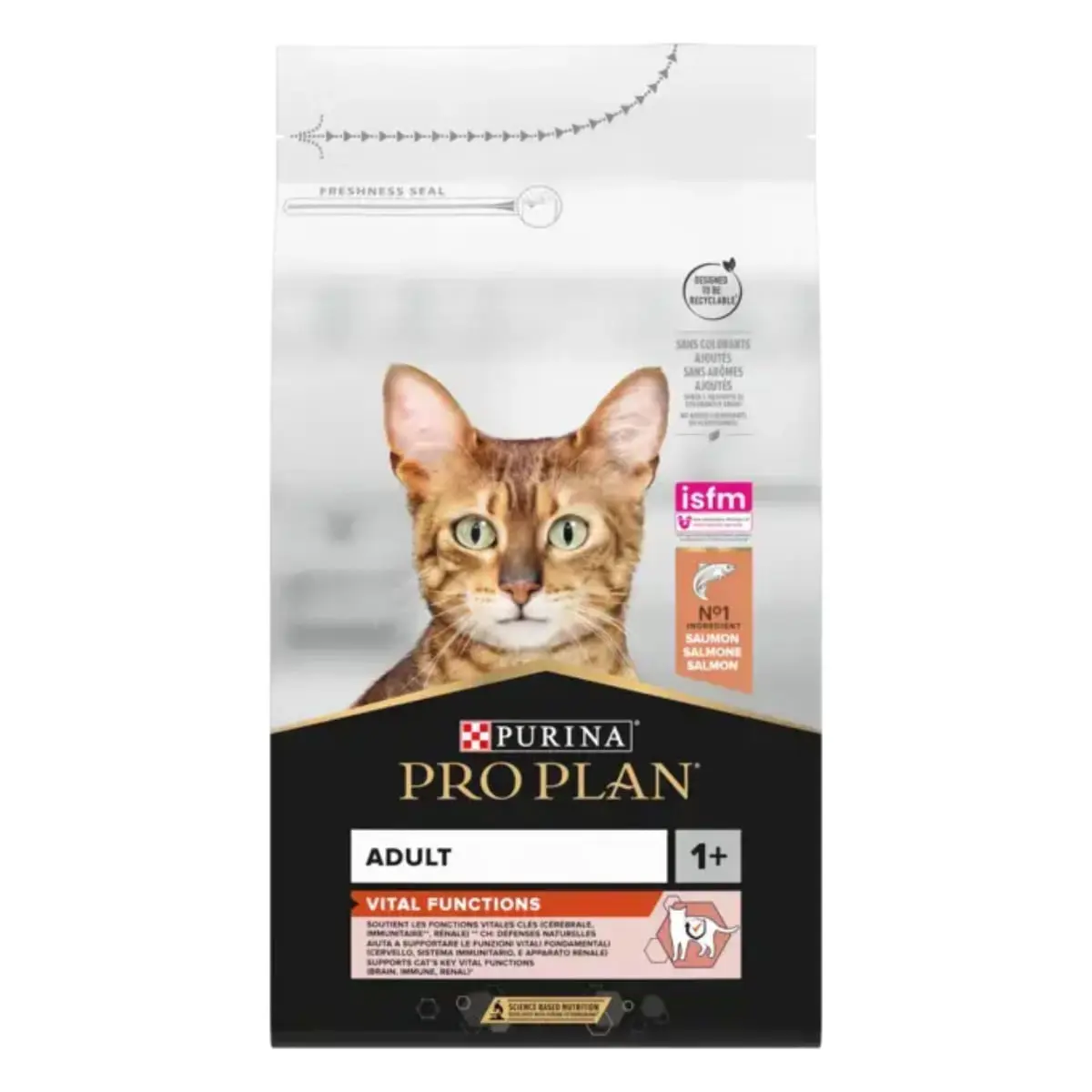 PURINA Pro Plan Vital Functions Adult 1+, Somon, hrana uscata pisici, 10kg - Image 2