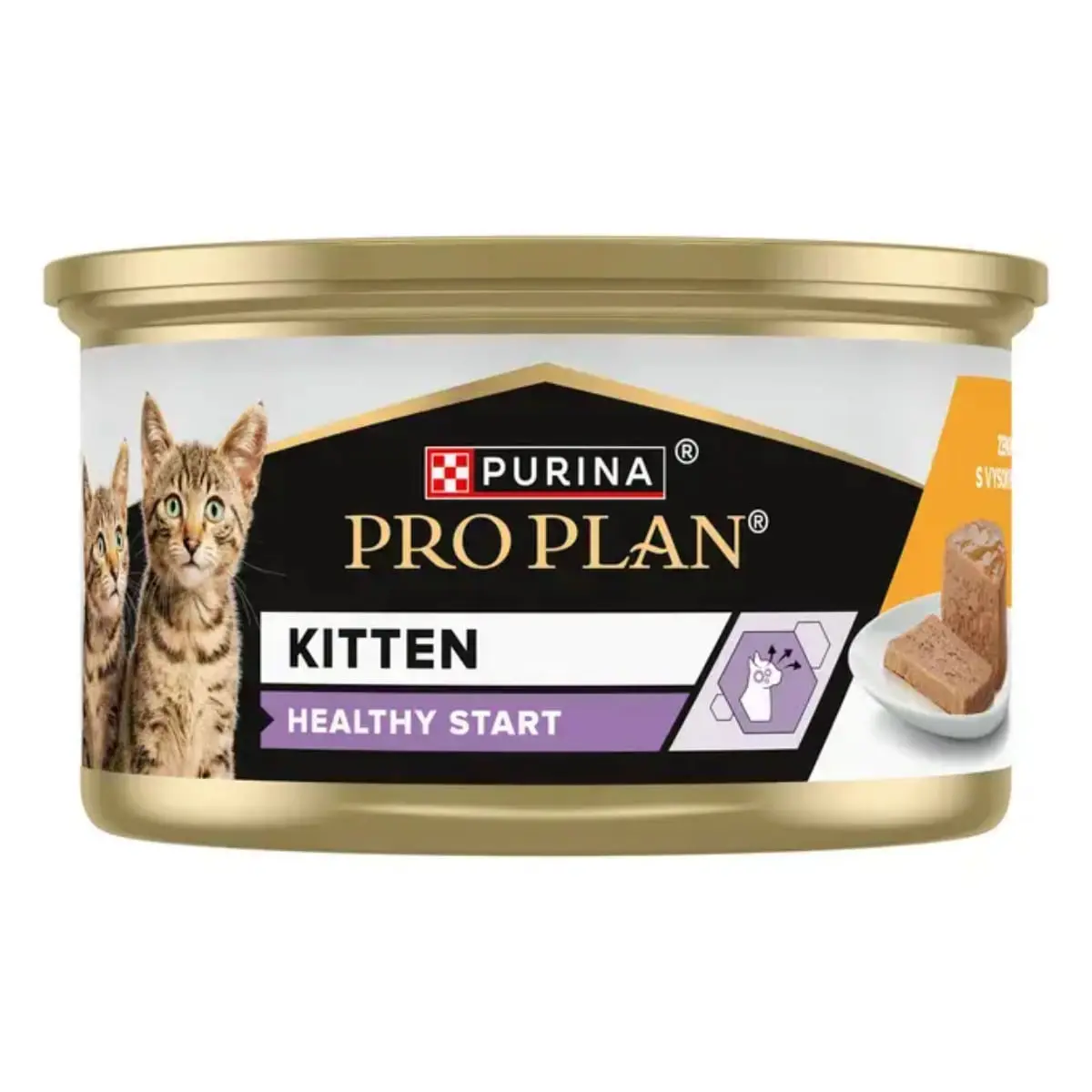 PURINA Pro Plan Healthy Start Kitten, Pui, conserva hrana umeda pisici junior, (pate), 85g - Image 3