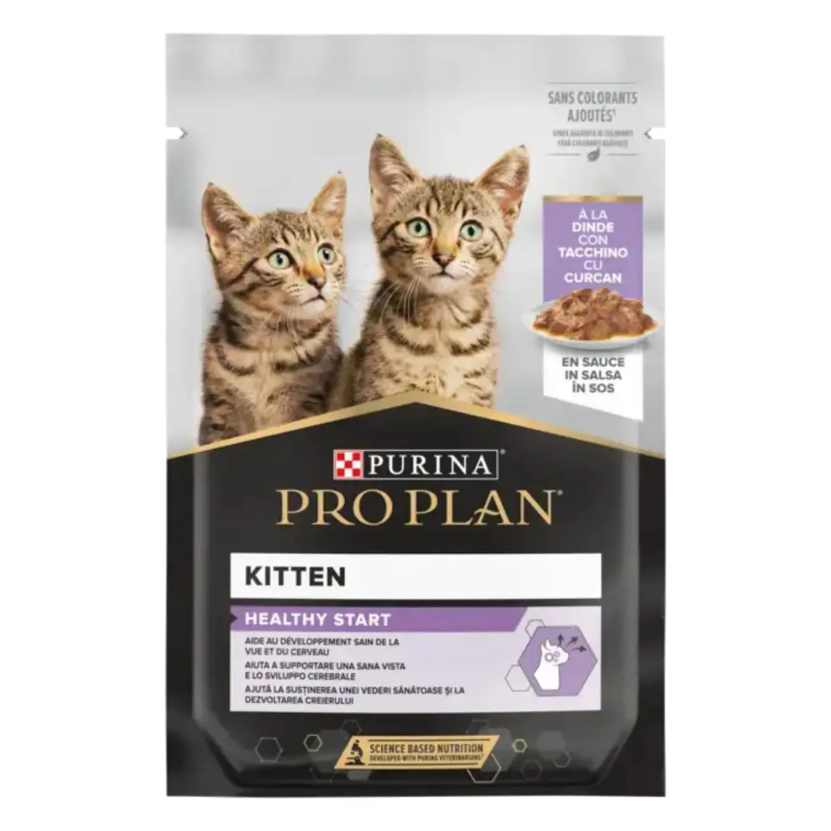 PURINA Pro Plan Healthy Start Kitten, Curcan, plic hrana umeda pisici junior, (in sos), 85g - Image 2