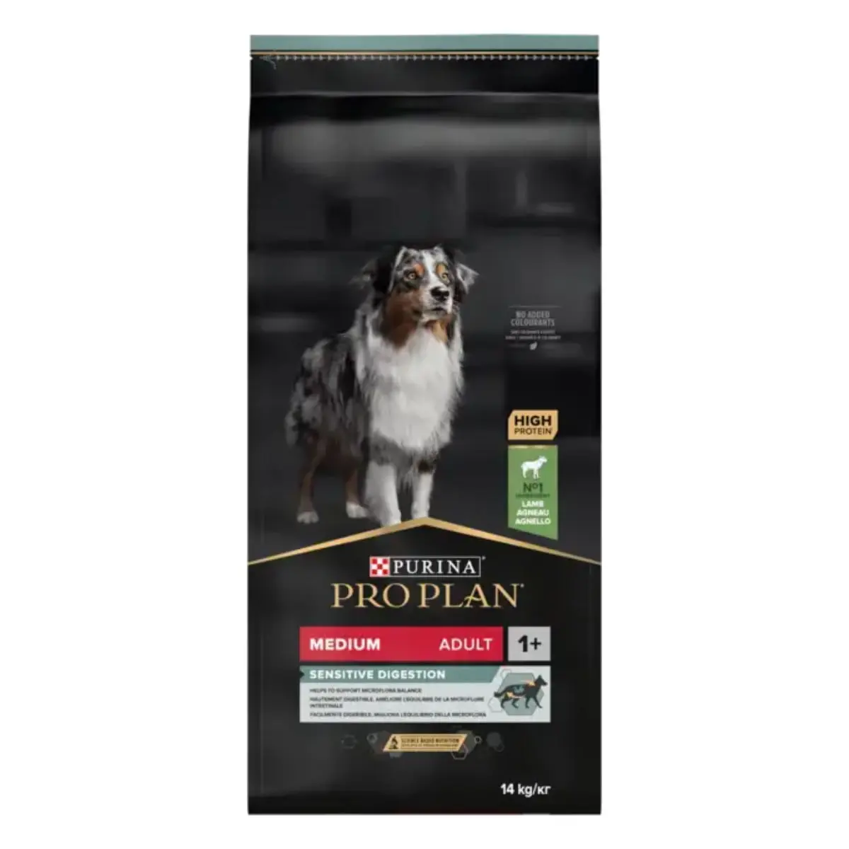 PURINA Pro Plan Sensitive Digestion Medium Adult, M, Miel, hrana uscata caini, sistem digestiv, 14kg - Image 2