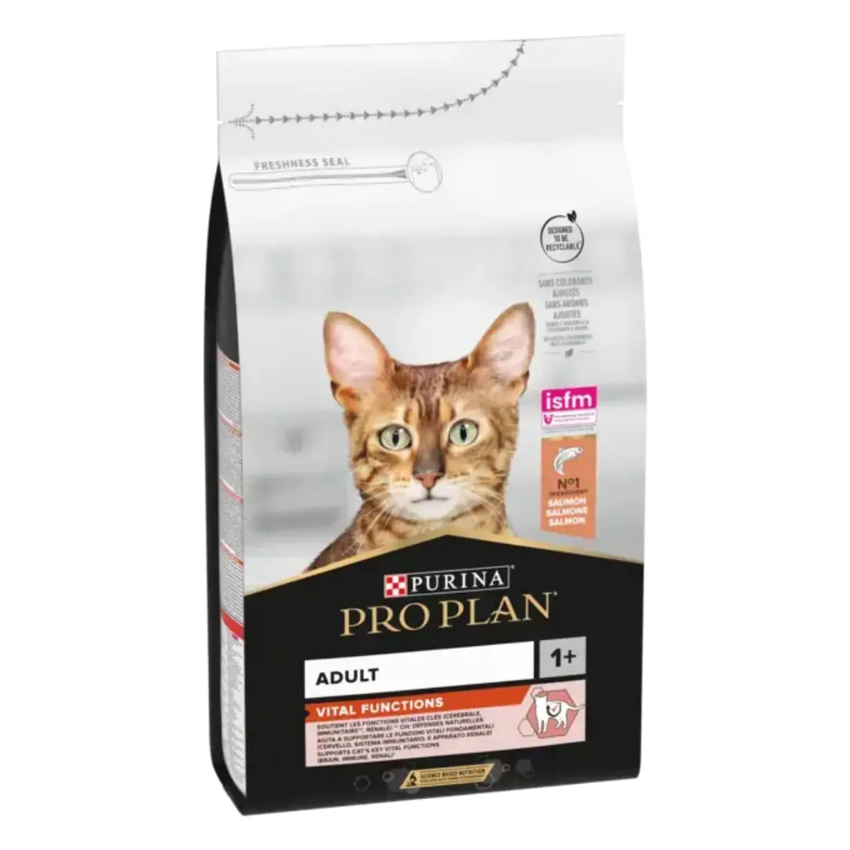 PURINA Pro Plan Vital Functions Adult 1+, Somon, hrana uscata pisici, 1.5kg - Image 3