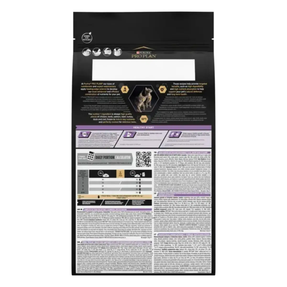 PURINA Pro Plan Healthy Start Kitten, Pui, hrana uscata pisici junior, 400g - Image 4