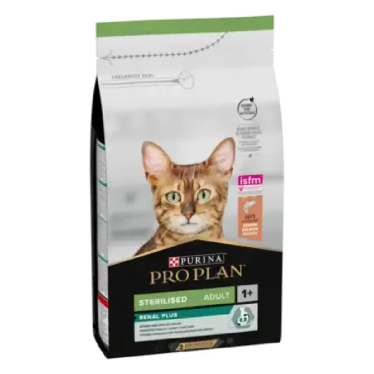 PURINA Pro Plan Renal Plus Sterilised , Somon, hrana uscata pisici sterilizate, 400g - Image 4