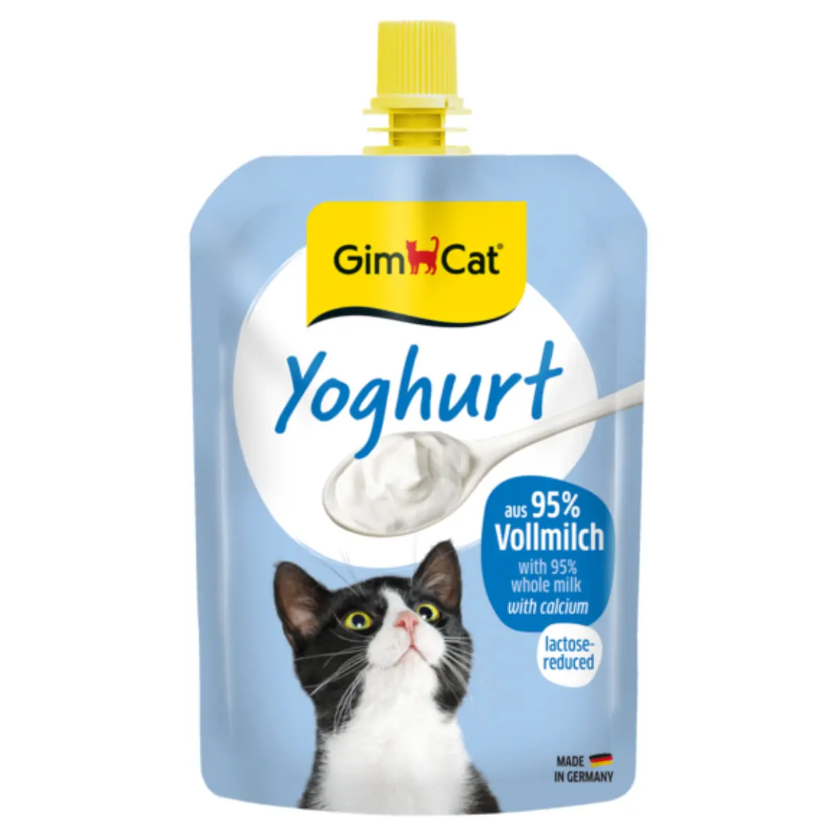GIMCAT Iaurt, plic recompense pisici, (topping), 150g - Image 2