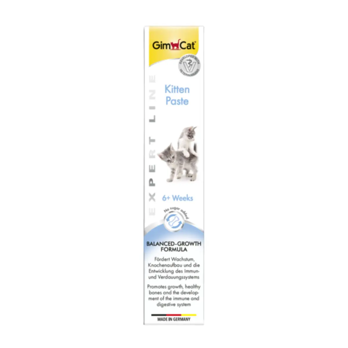 GIMCAT Kitten Paste, tub recompense functionale pisici junior, (topping), 50g - Image 2