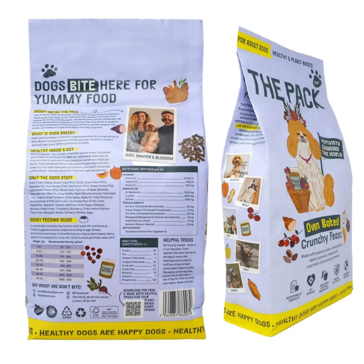 THE PACK Oven Baked Crunchy Feast, XS-XL, Legume si Fructe, hrana uscata caini, 5kg - Image 5