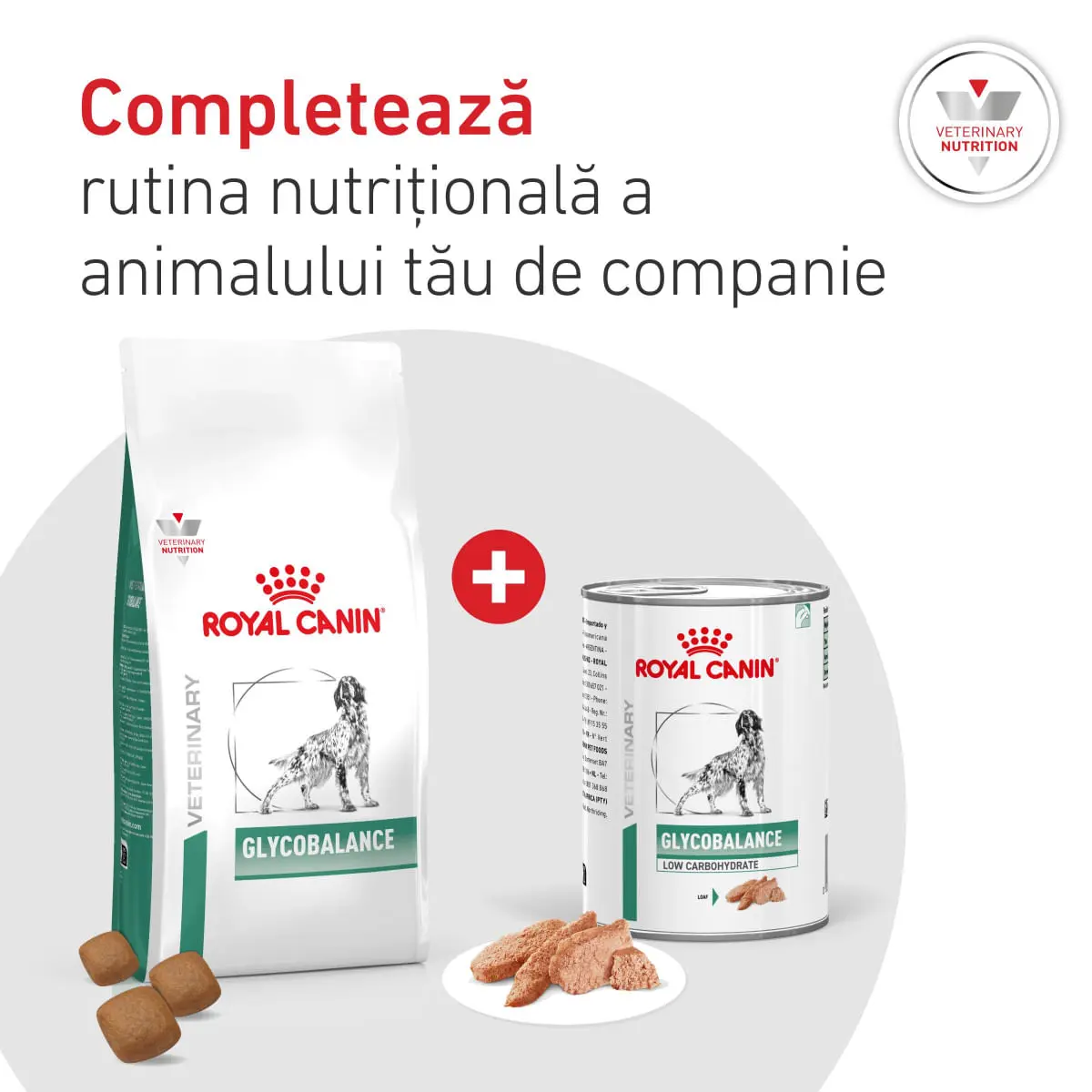 ROYAL CANIN VETERINARY DIET Glycobalance Low Carbohydrate, XS-XL, dieta veterinara, conserva hrana umeda caini, diabet, (pate), 410g - Image 10