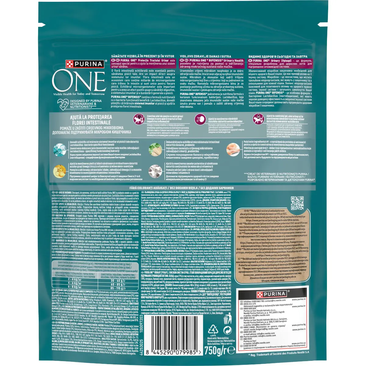 PURINA One Urinary Health, Pui, hrana uscata pisici, sistem urinar, 750g - Image 3