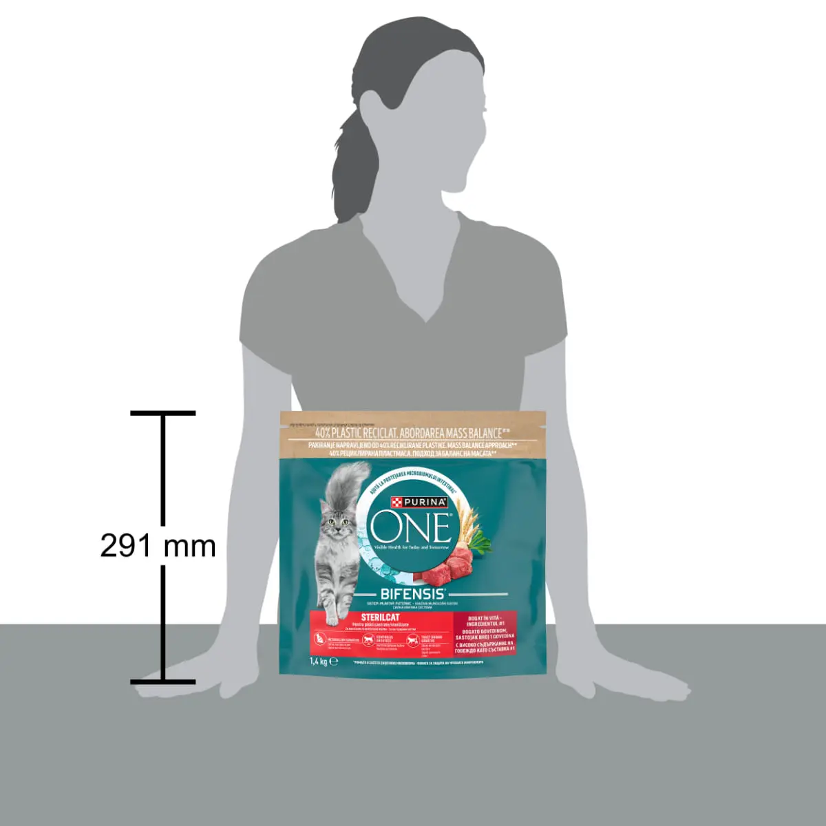 PURINA One Sterilcat, Vita si Grau, hrana uscata pisici sterilizate, 1.4kg - Image 5