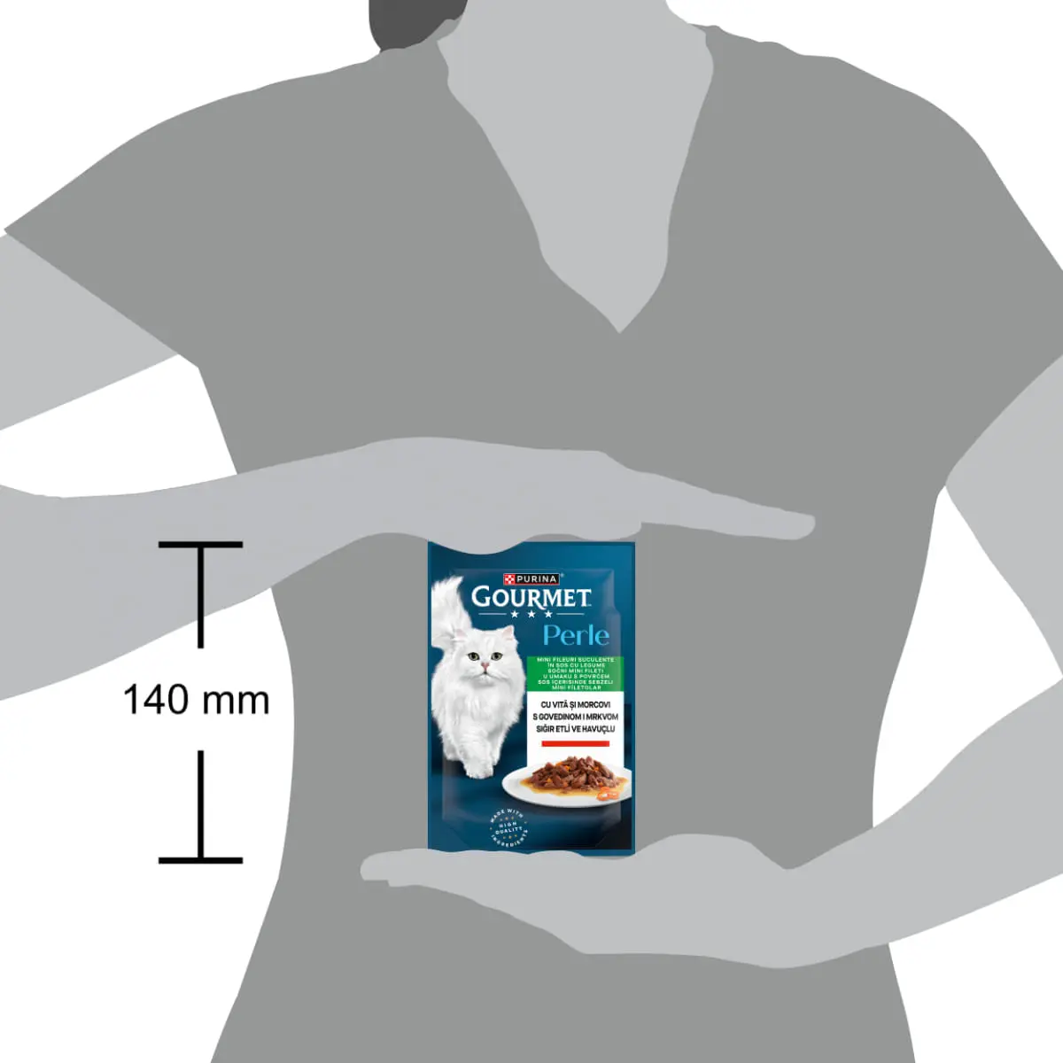 GOURMET Perle, Vita si Morcov, plic hrana umeda pisici, (in sos), bax, 85g x 26buc - Image 4